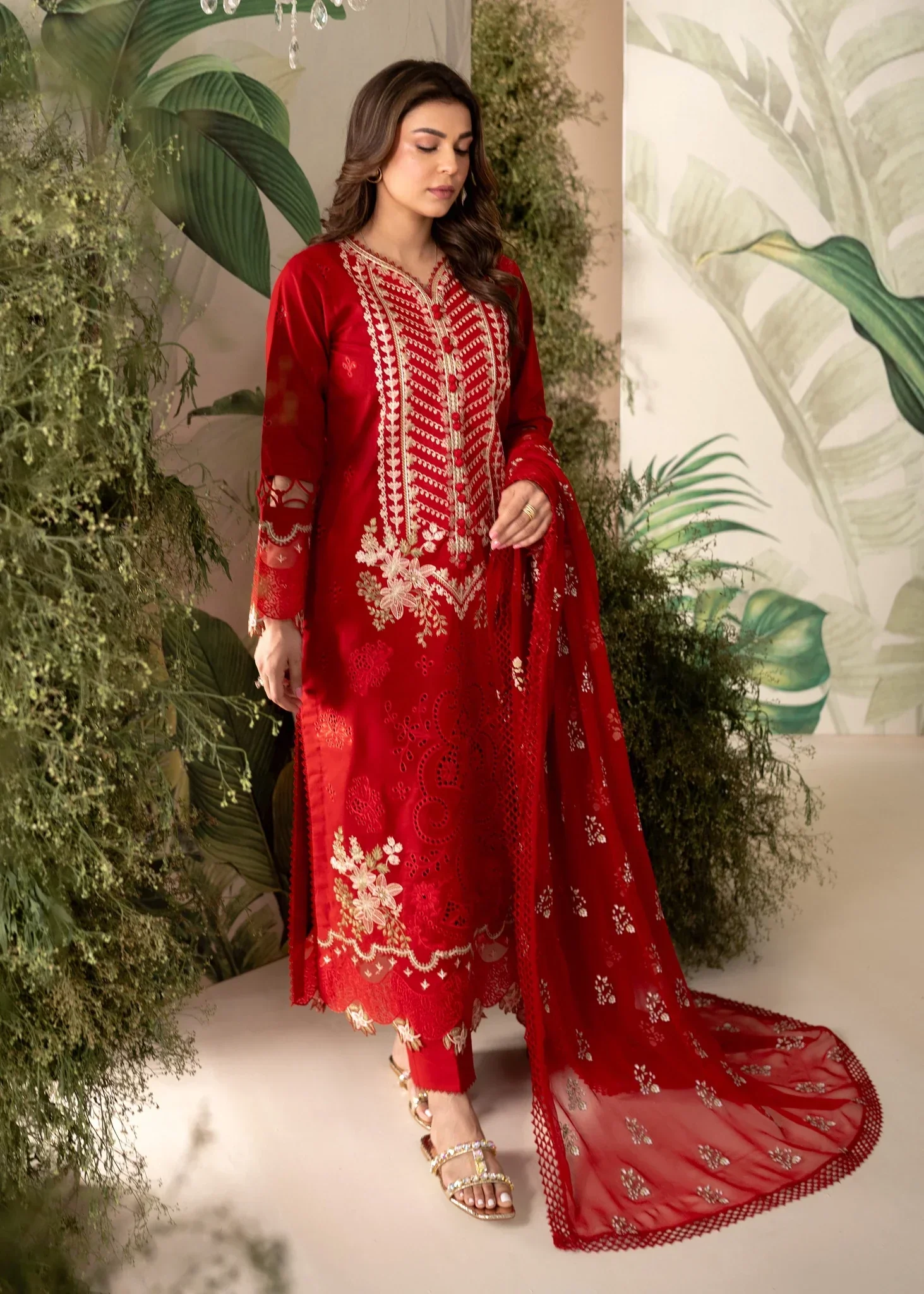 Aabyaan Apana Luxury Eid Festive Lawn – UMAIZA (AL-07) - Image 4