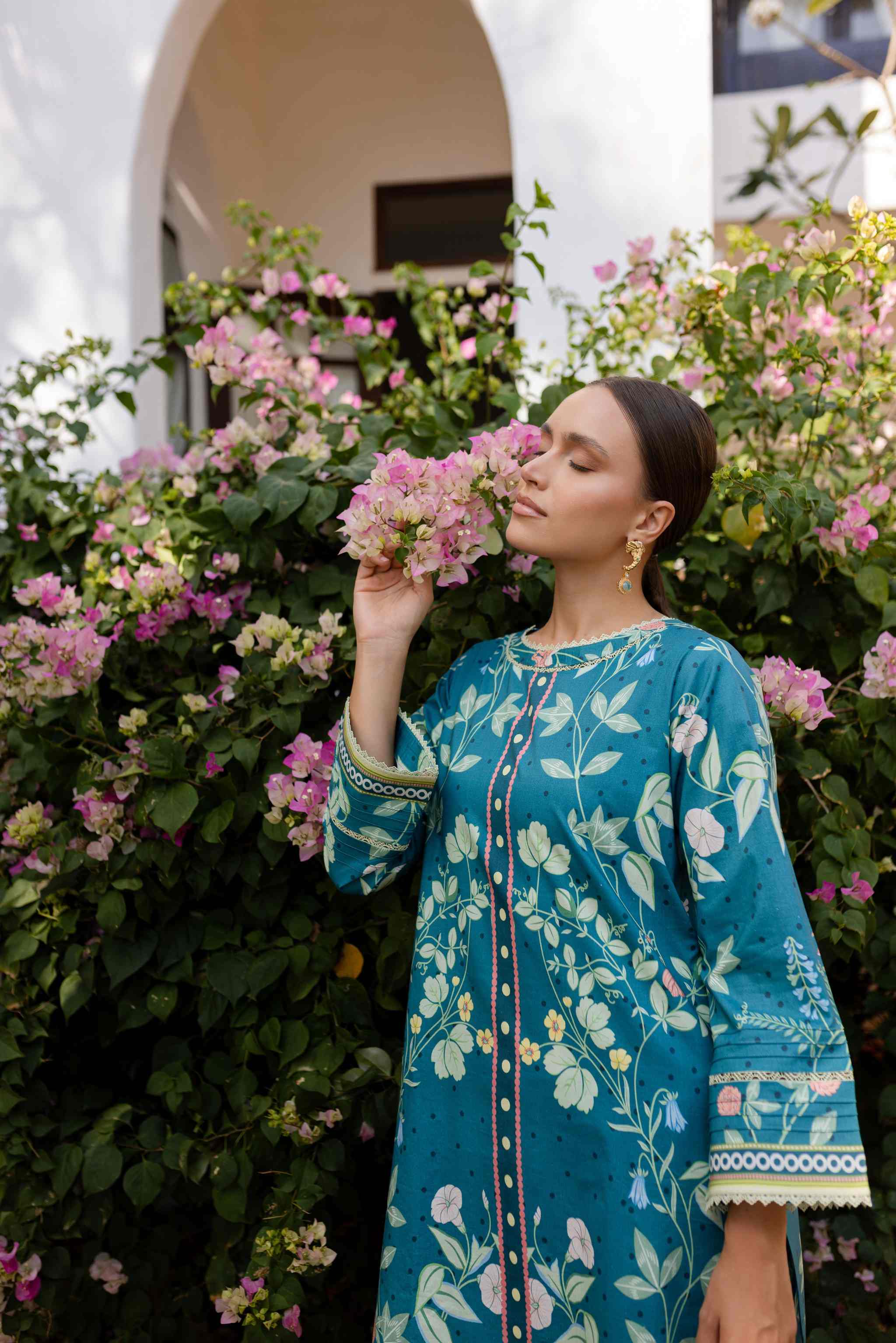 Aabyaan Co-ords 2PC RTW Lawn – AZIN AC-02 - Image 5