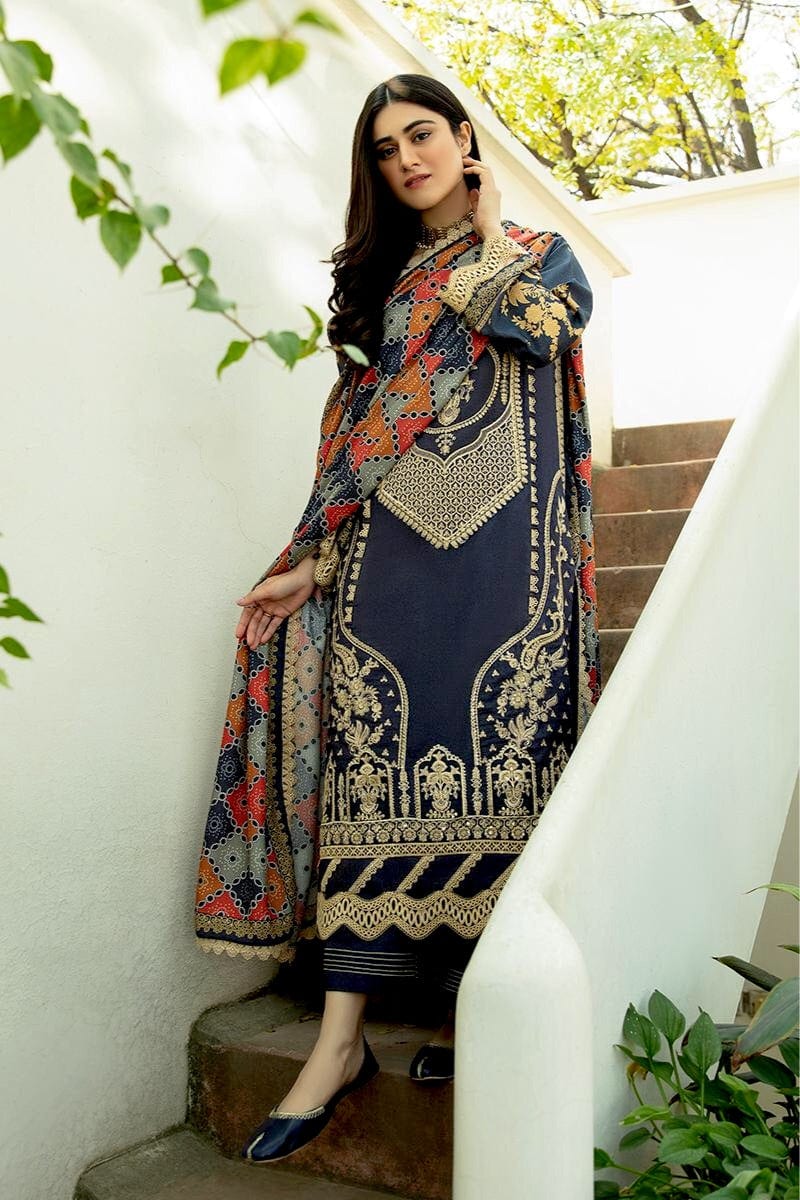 Aabyaan Dastaan-e-Barudat Karandi Winter Collection – RUHI (AK-01) - Image 2