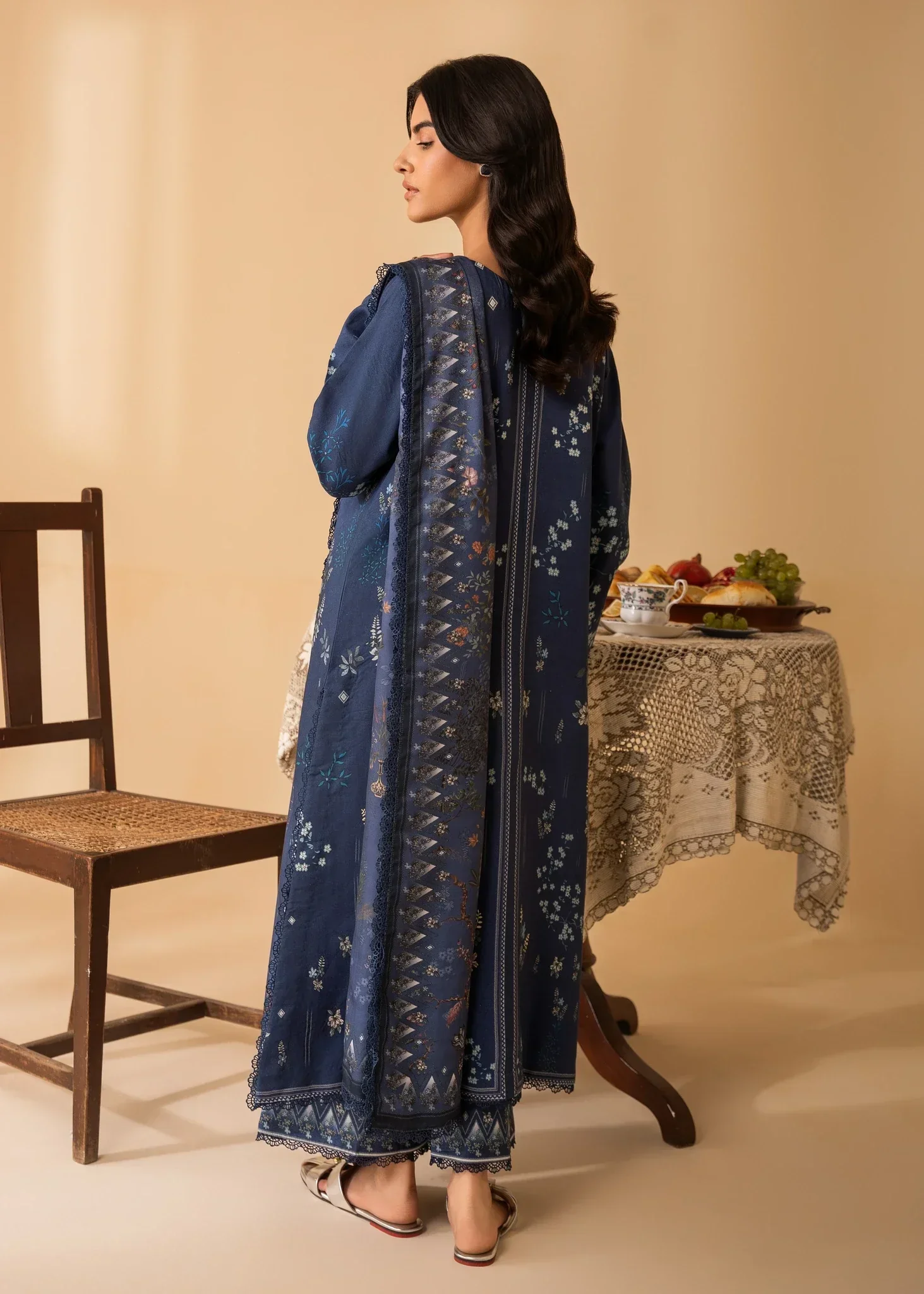 Aabyaan Izabel Linen Prints Fall/Winter – LYRA (AZ-08) - Image 2