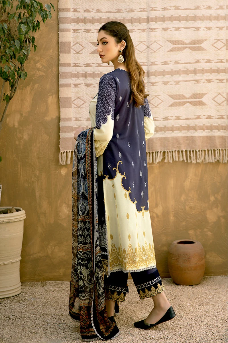 Aabyaan Luxury Lawn Eid Collection '21 – KASHISH (AE-02) - Image 3