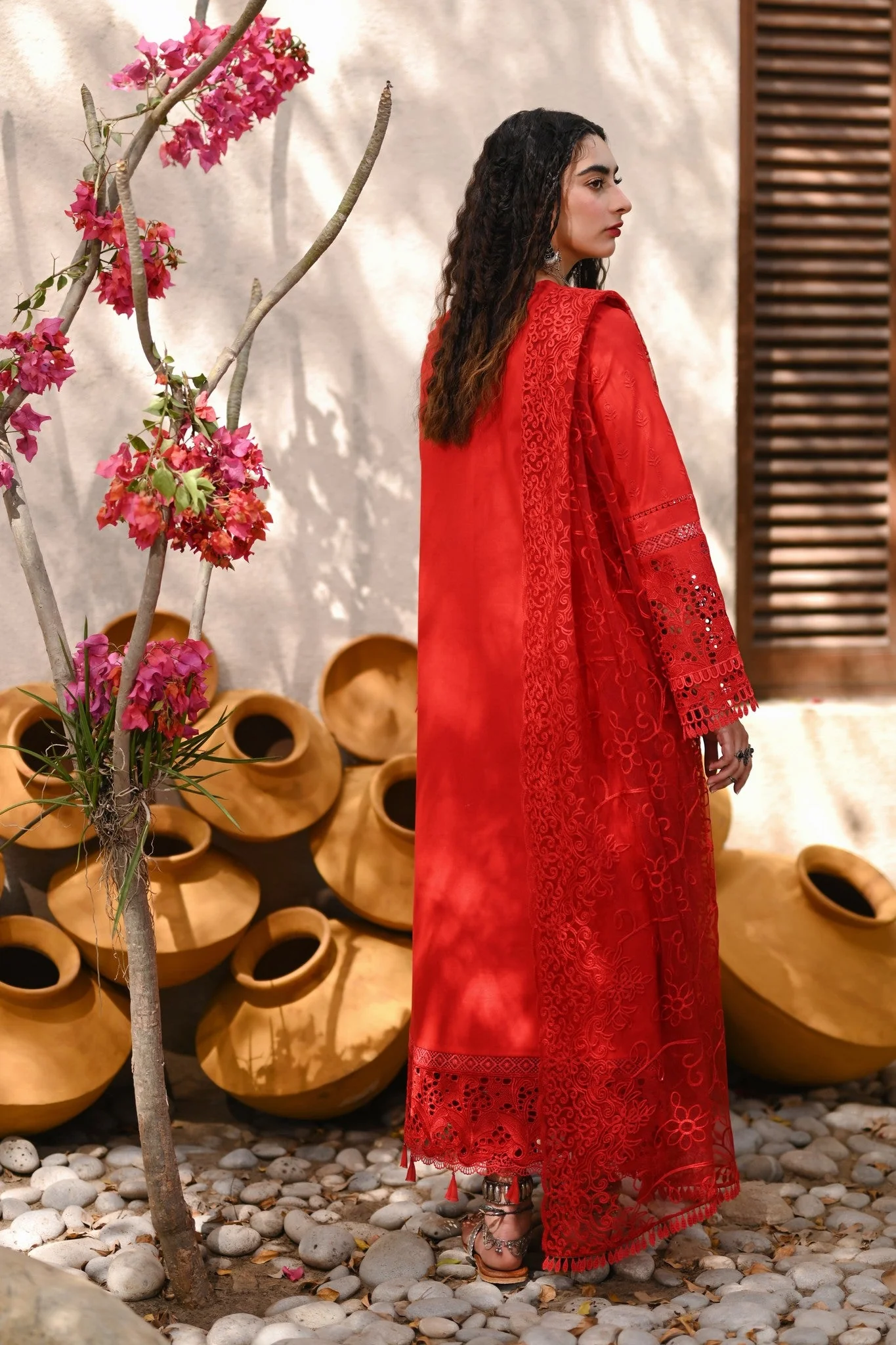 Aabyaan Meena Kumari Chikankari Eid Lawn Collection – Raani (AE-03) - Image 3