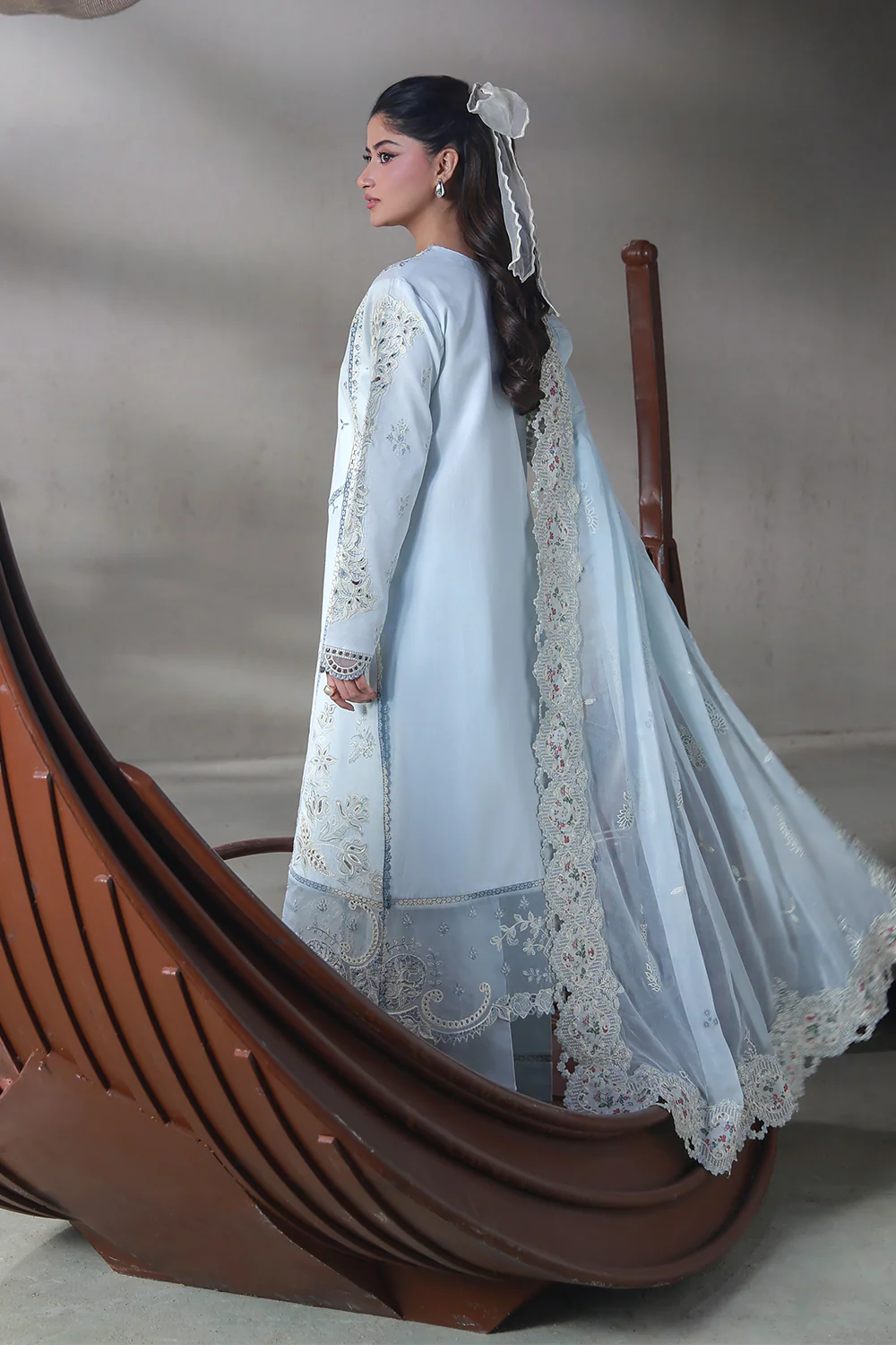 Aabyaan Saagar Festive Luxury Lawn – SAHIL (AL-03) - Image 6