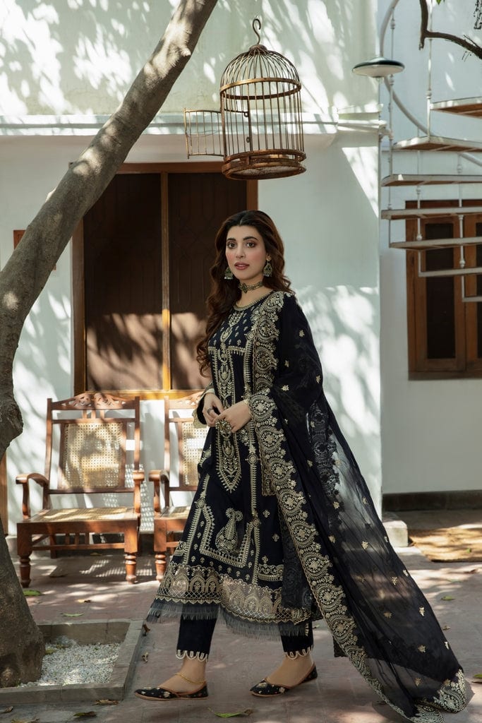 Aabyaan Sahiba Luxury Lawn Eid Collection 2022 – MEENA (AE-07) - Image 4