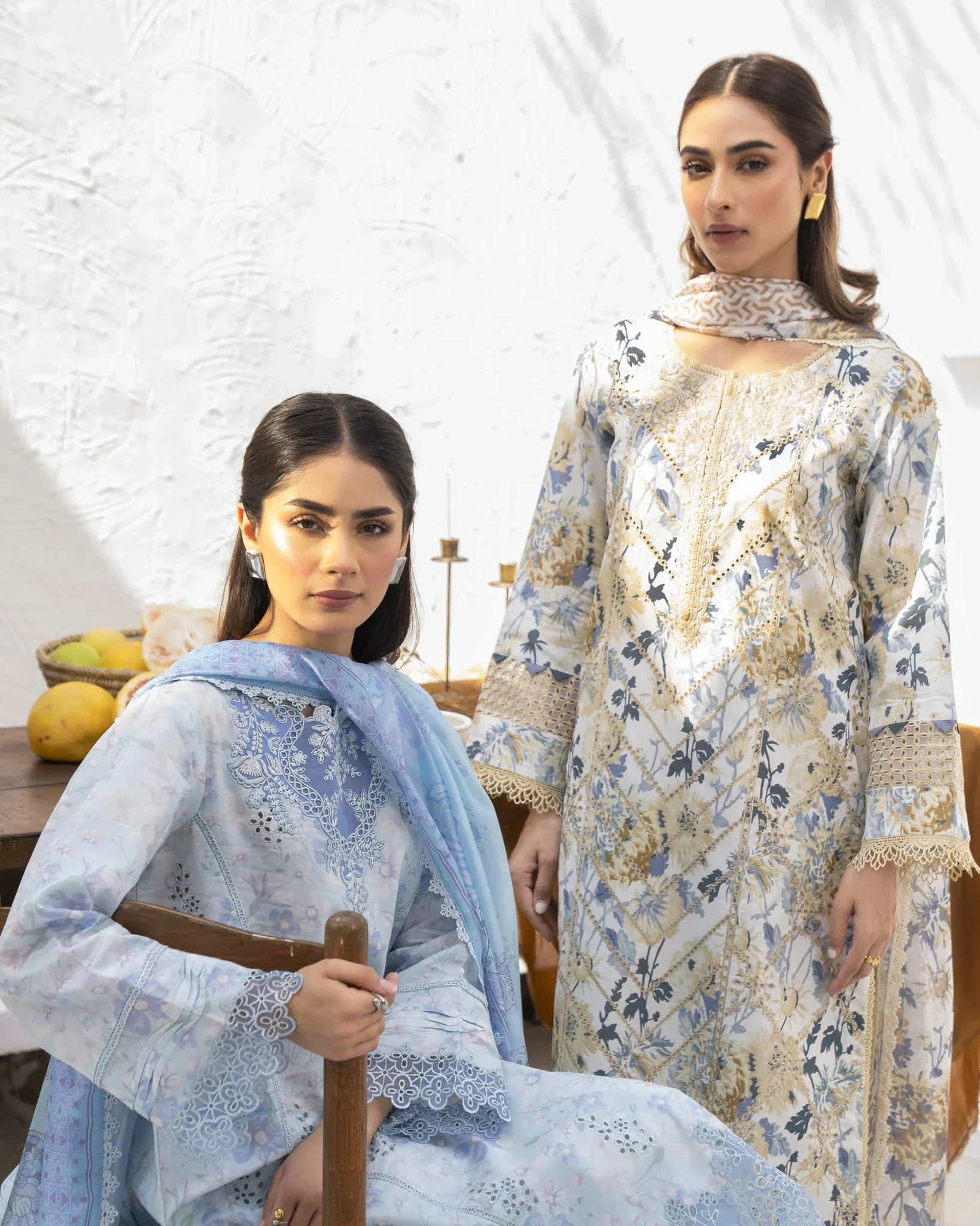Aabyaan Shezlin Chikankari Lawn – ALISHA (AR-01) - Image 5