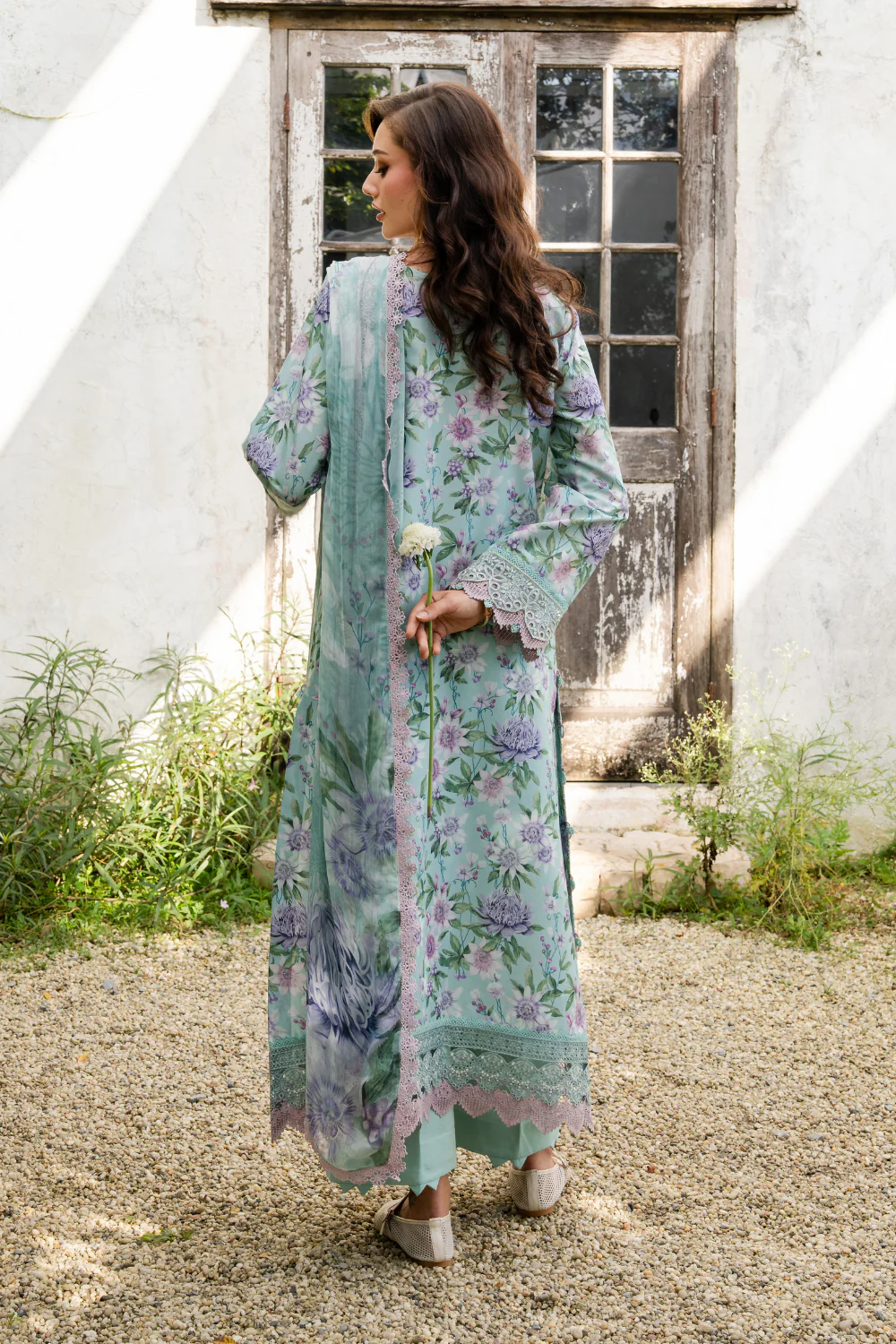 Aabyaan Shezlin Chikankari Lawn Edit – VIRELLE (AZ-13) - Image 3