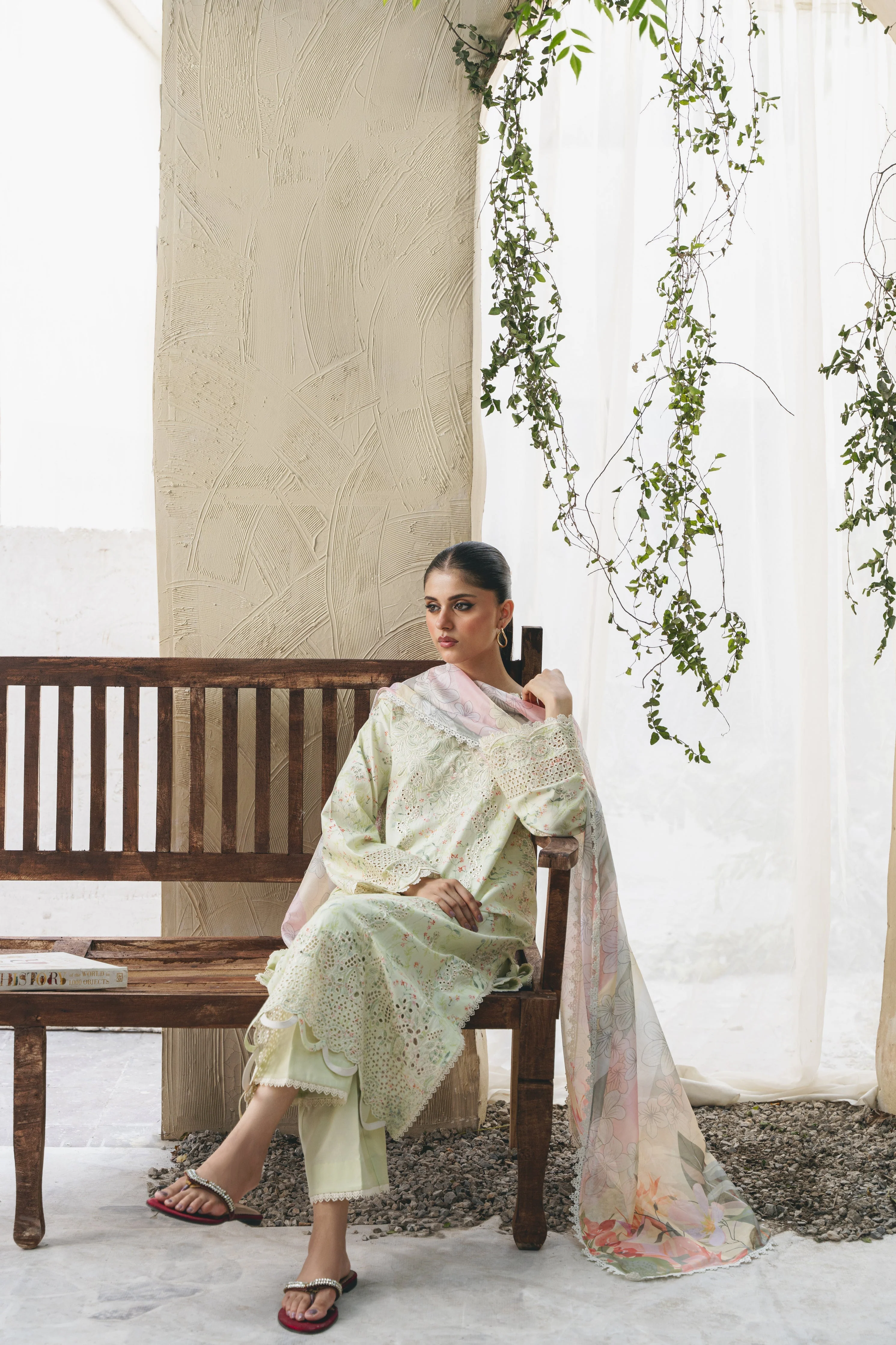 Aabyaan Shezlin Chikankari Lawn – ELIF (AF-07) - Image 5