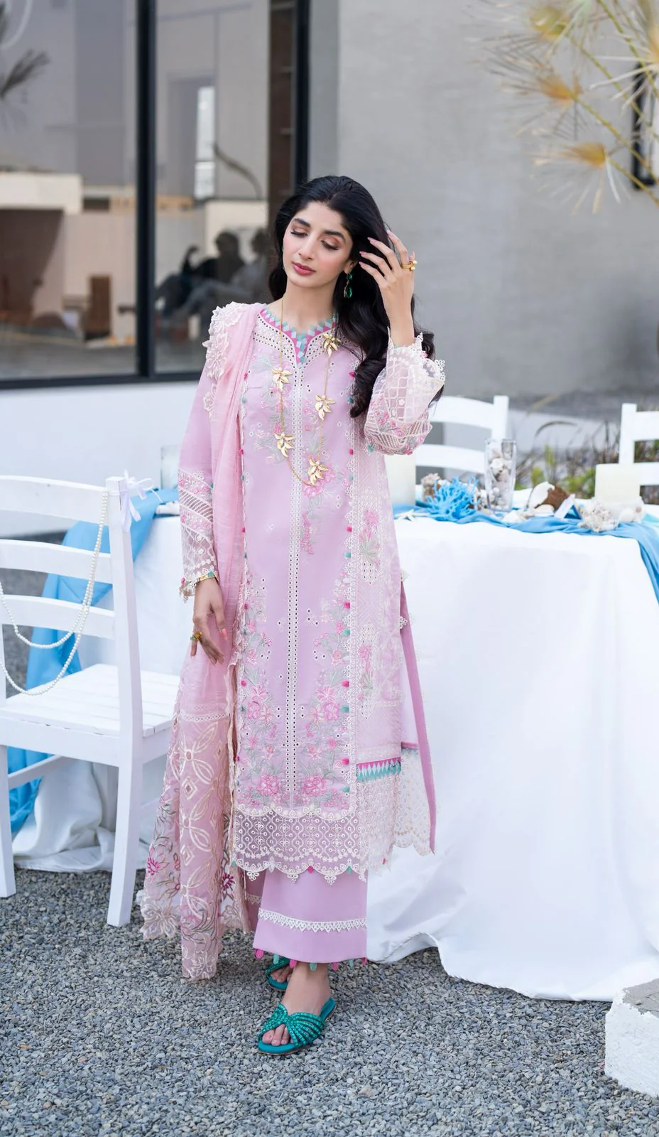 Aabyaan X Mawra Hocane · Saagar Luxury Lawn – RAQS (AS-02) - Image 3
