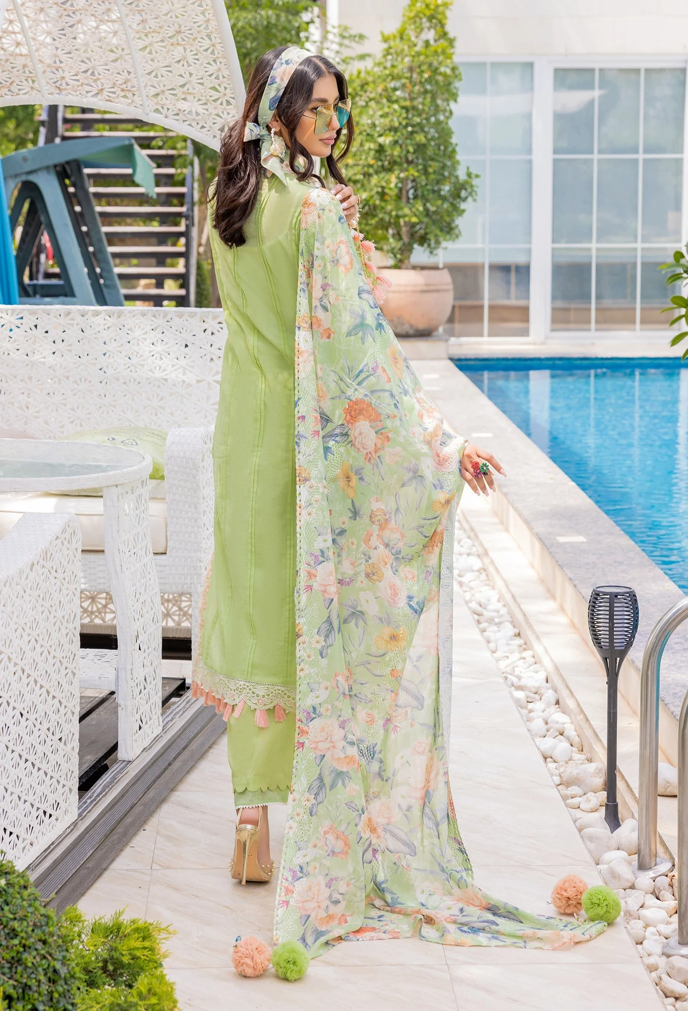 Adan’s Libas Ilana Luxury Lawn Collection – 5254 - Image 3
