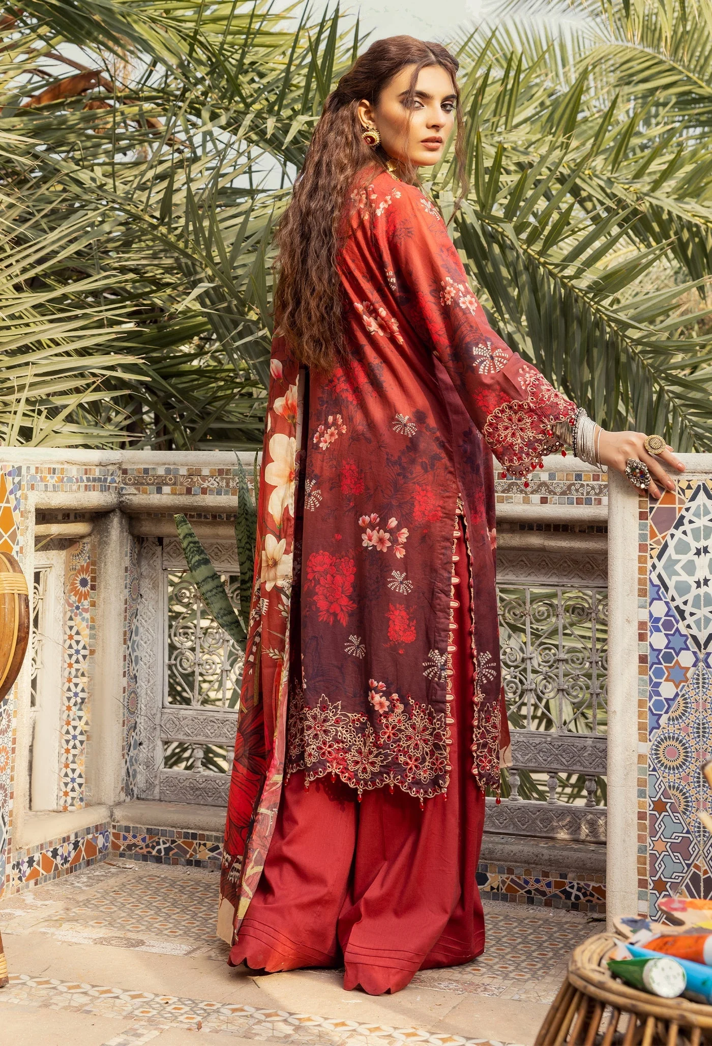 Adan’s Libas Lamhay Pyar Kay Lawn Collection – 5573 - Image 2