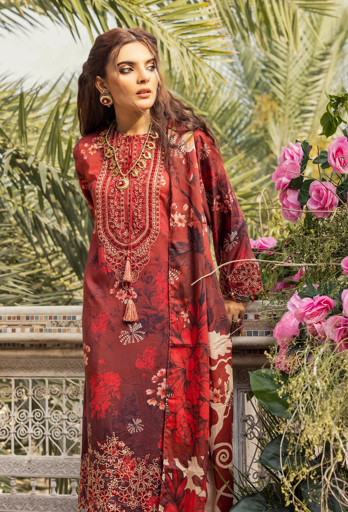 Adan’s Libas Lamhay Pyar Kay Lawn Collection – 5573 - Image 4