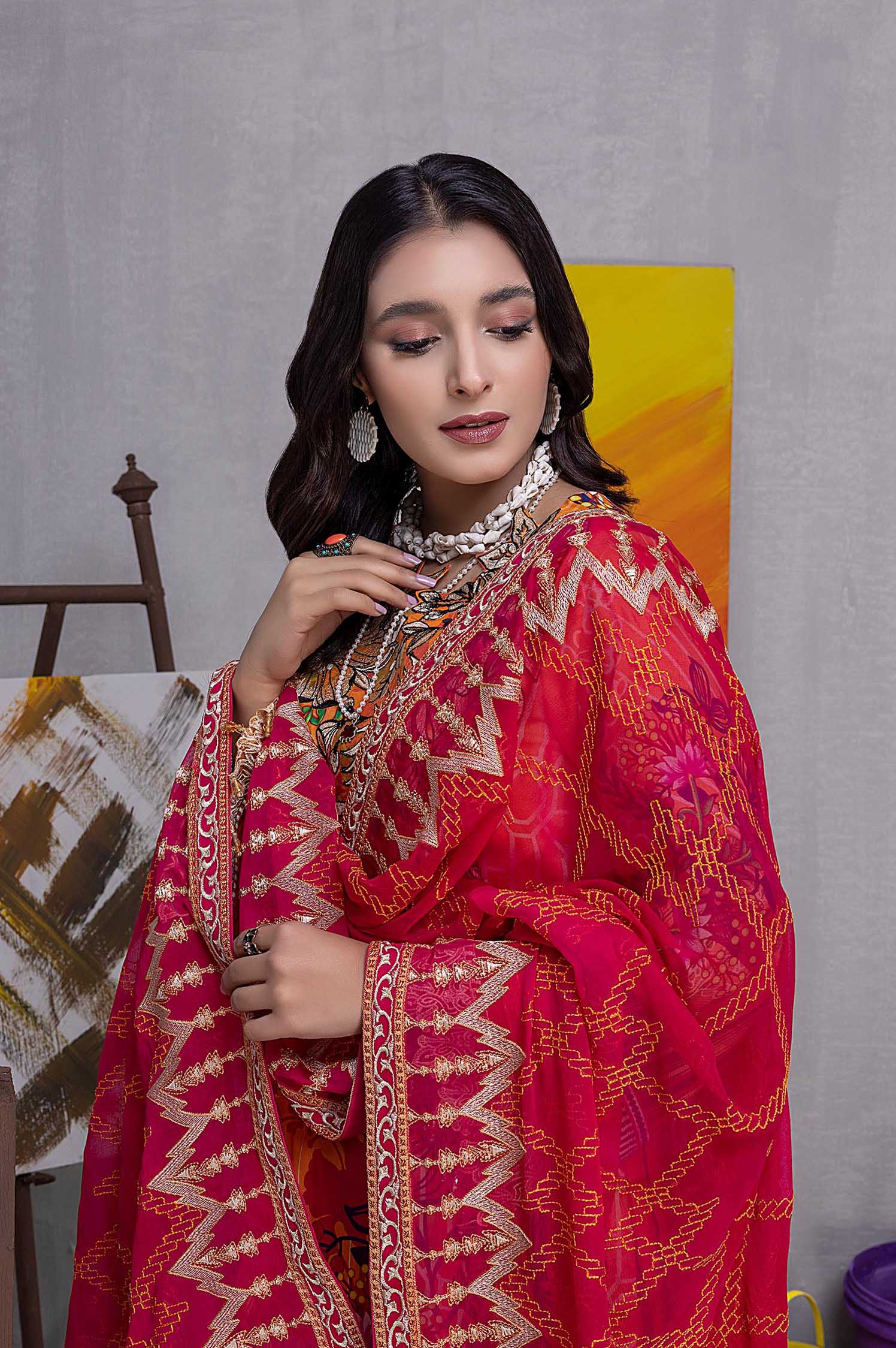 Adan's Libas Bellarose Lawn Collection – Sunray - Image 2