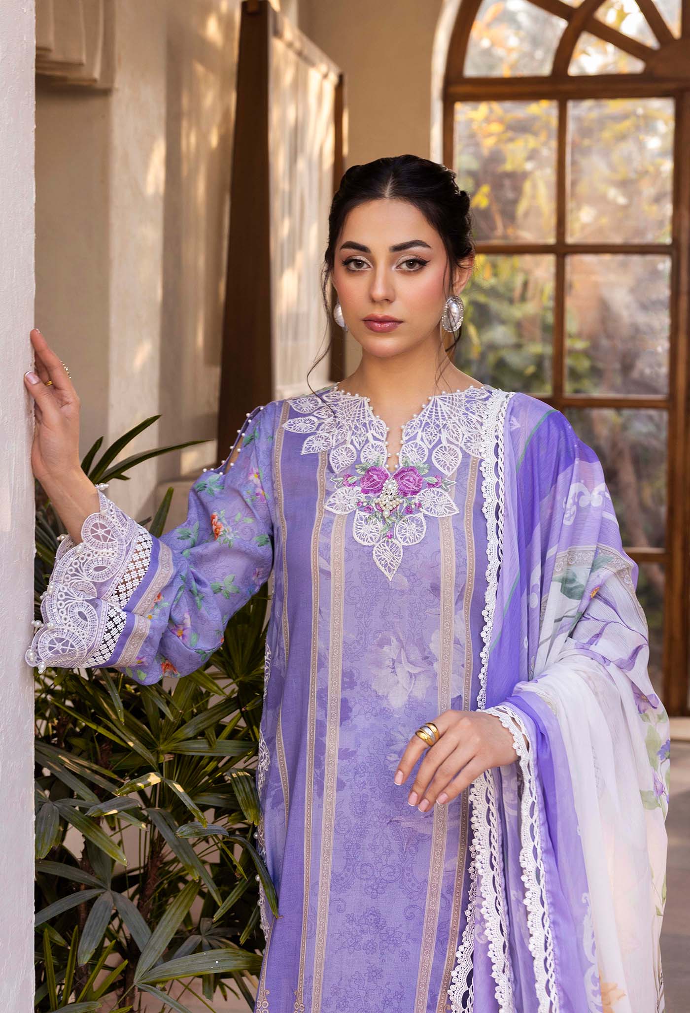 Adan's Libas Chantelle Printed Lawn – 99953 - Image 2