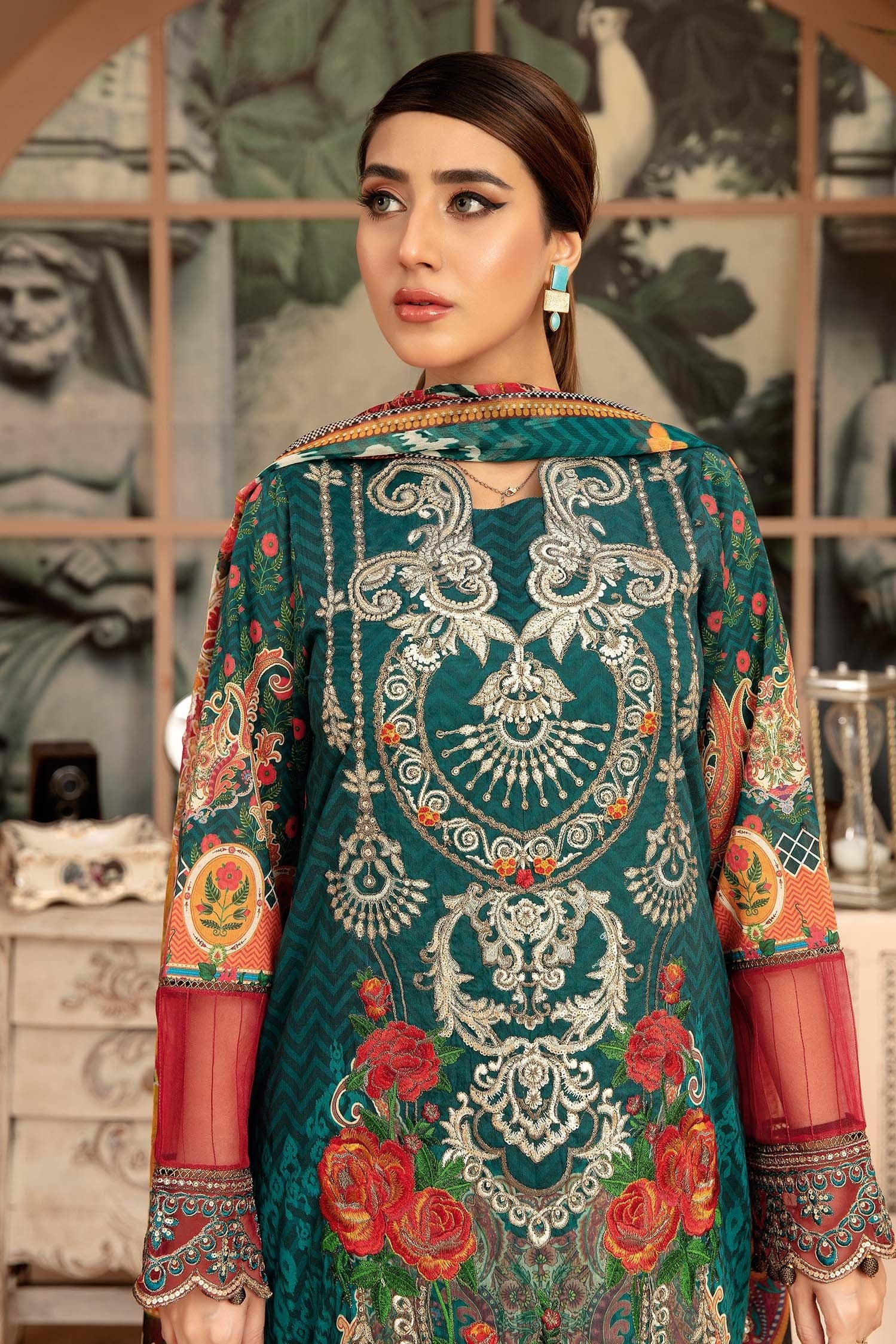 Adan's Libas Charlotte Exclusive Lawn Collection – Cherished Moments - Image 2