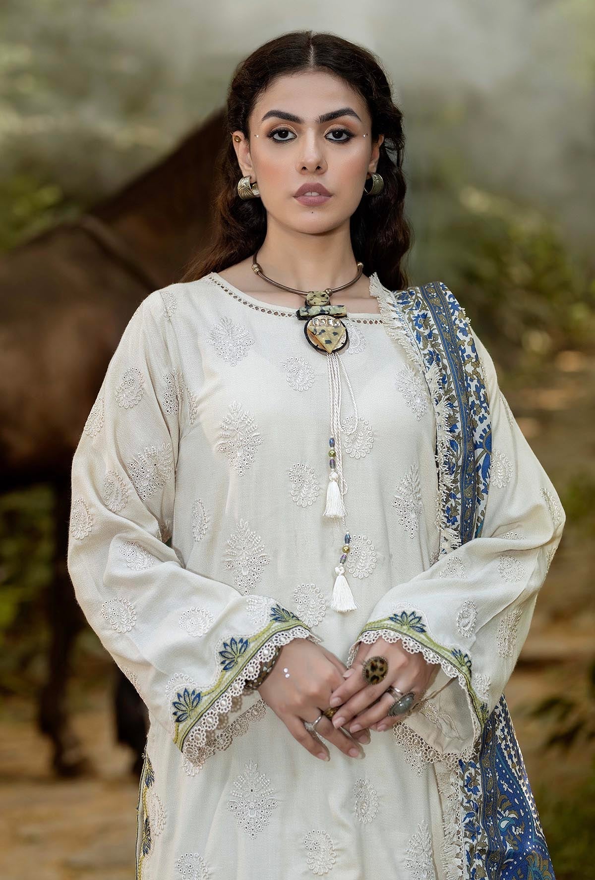 Adan's Libas Elenore Fall/Winter with Shawl – 1220 - Image 3