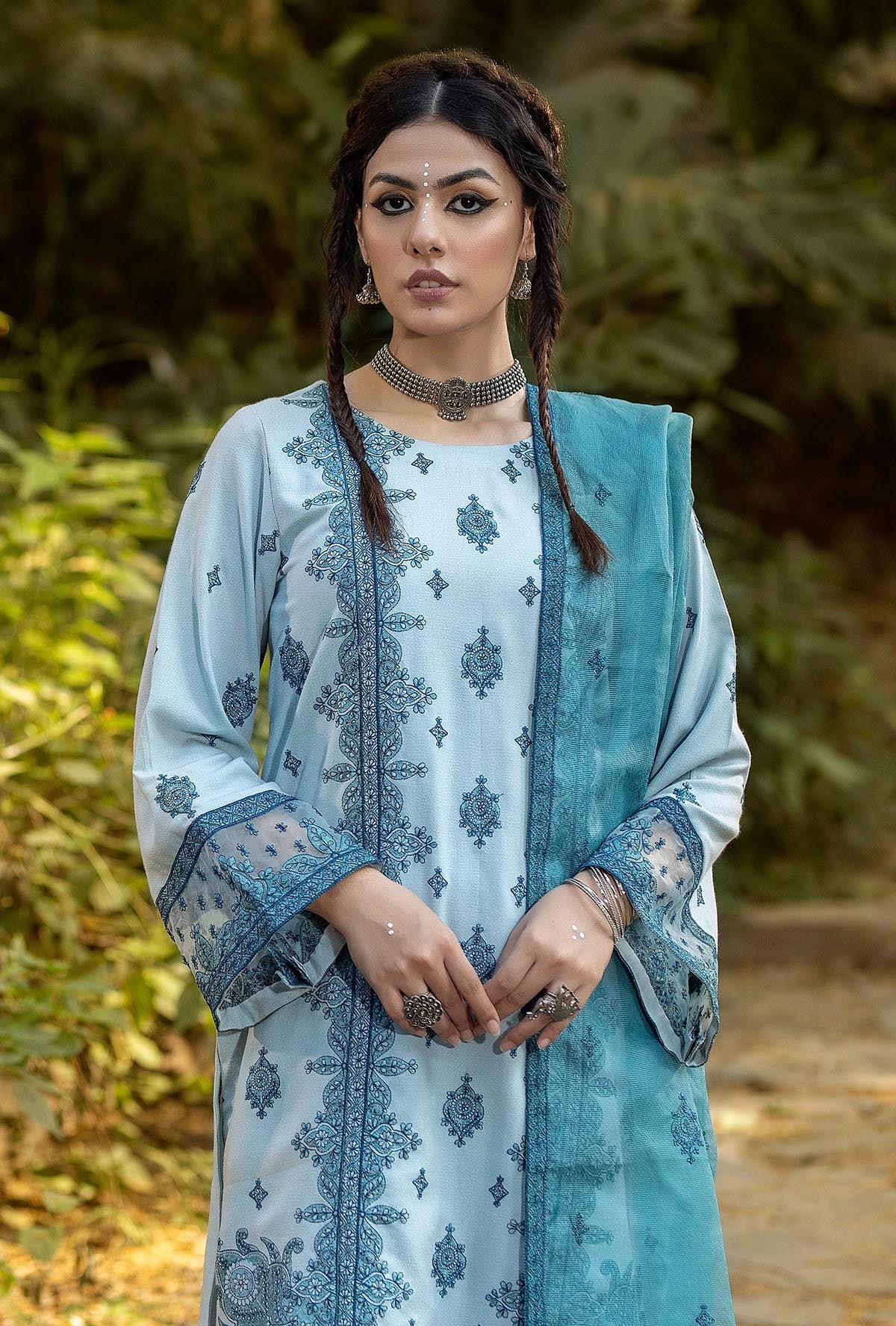 Adan's Libas Elenore Fall/Winter with Shawl – 1225 - Image 4