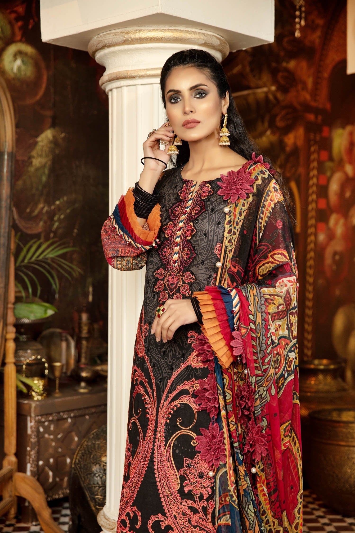 Adan's Libas Exclusive Lawn Collection 2021 – Radical Glam - Image 2