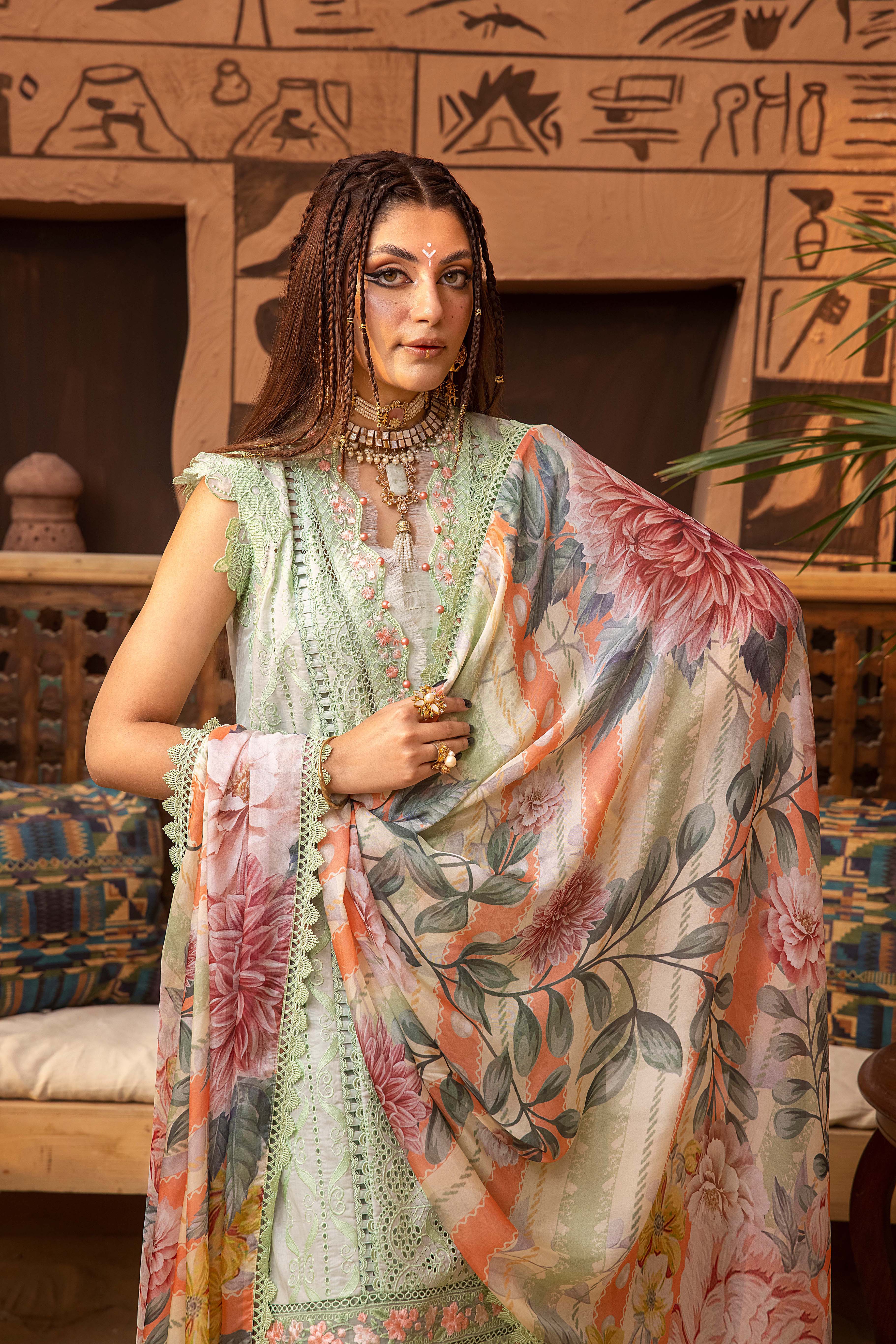 Adan's Libas Lawn by Khadija Sheikh – 5584 - Image 3