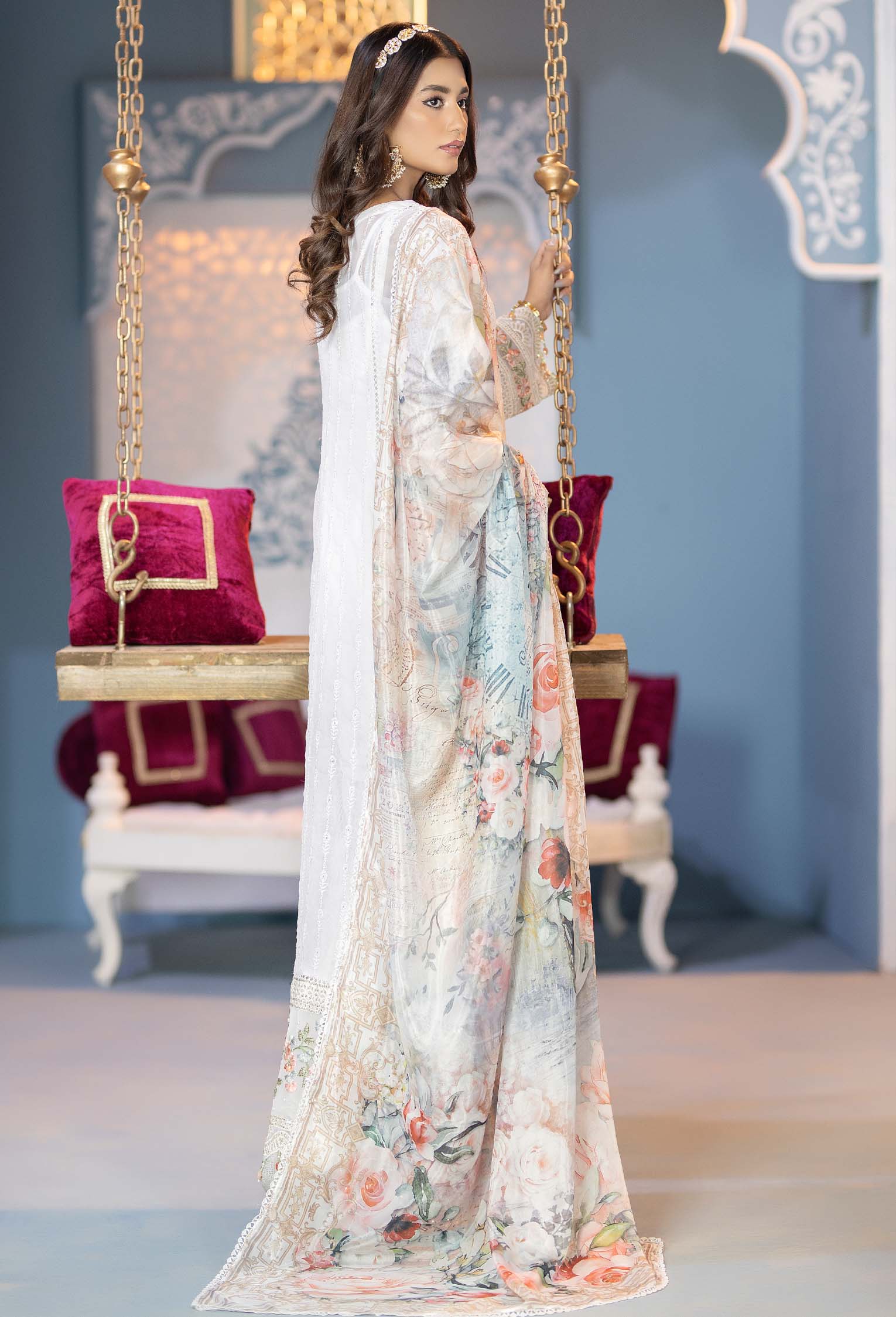 Adan's Libas Lueur Chikankari Collection – Swirl - Image 3