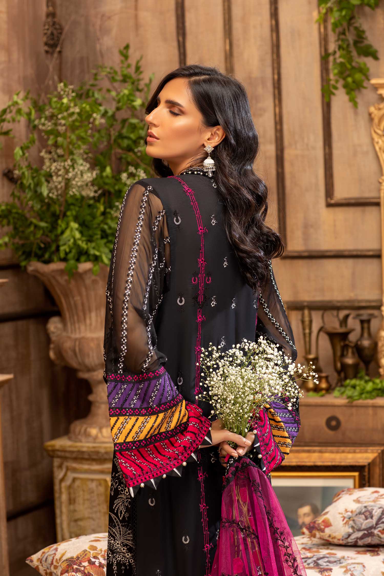 Adan's Libas Majestic Festive Lawn Collection – Flirty Melody - Image 6