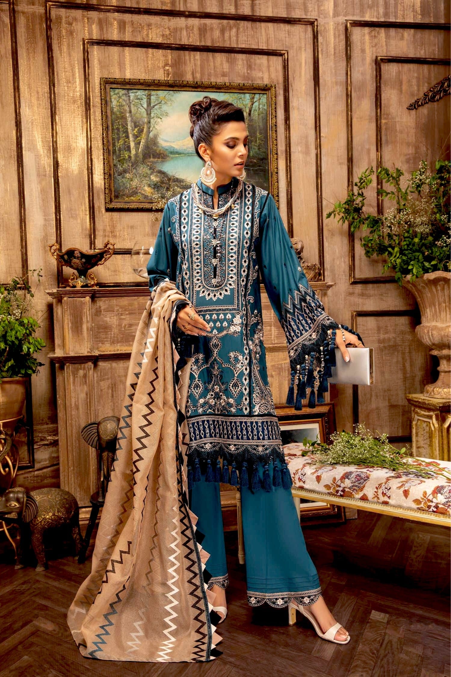 Adan's Libas Majestic Festive Lawn Collection – Retro Revolution