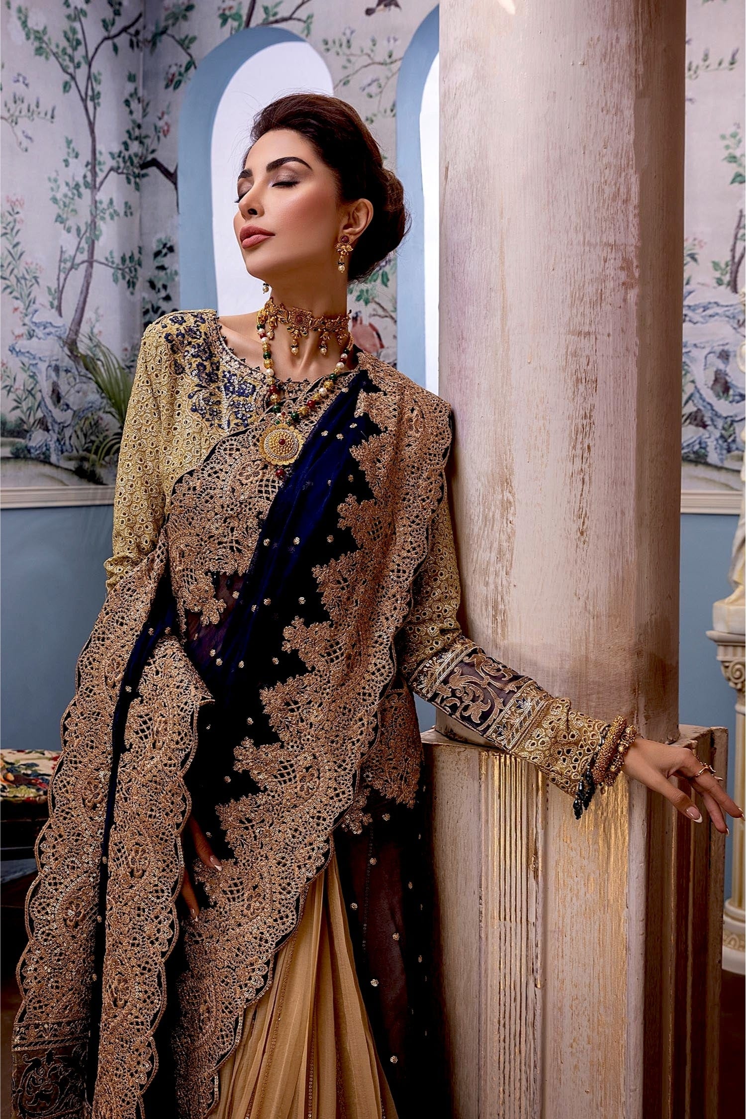 Adan's Libas Melodic Formal Chiffon Collection – Moonlight Jade - Image 8