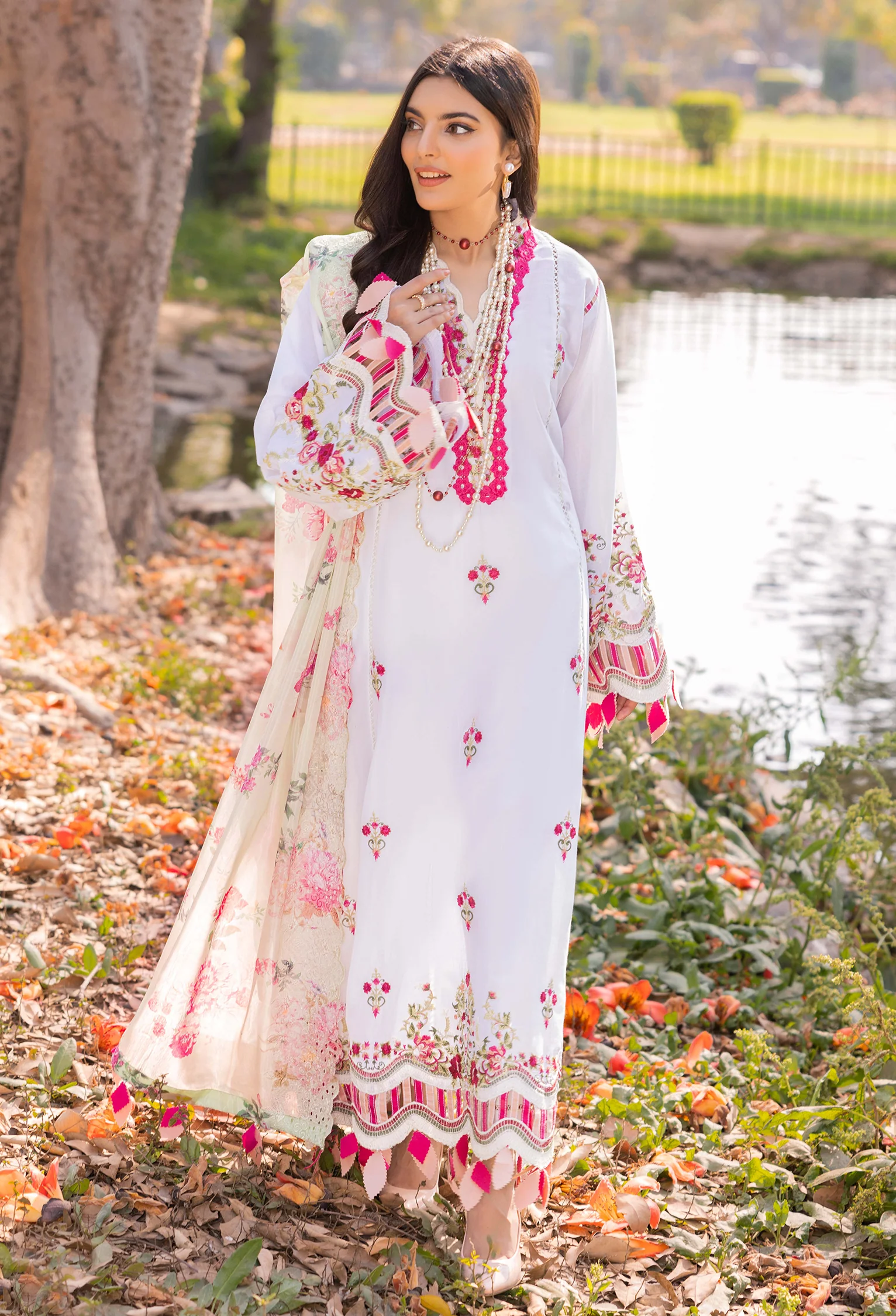 Adan's Libas Morzine Eid Edit Lawn Collection – French Rose - Image 6
