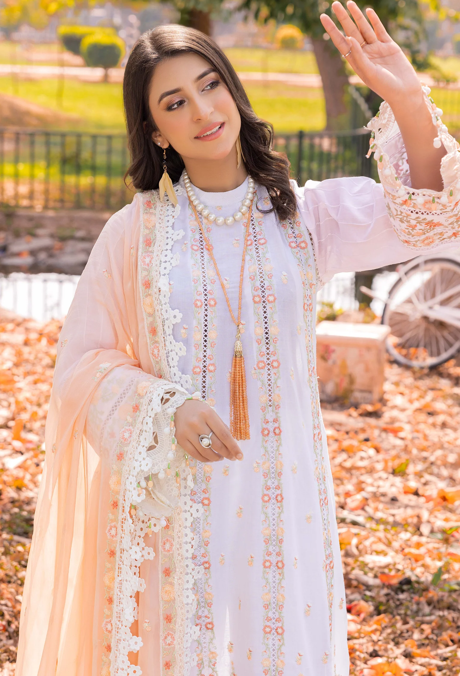 Adan's Libas Morzine Eid Edit Lawn Collection – Mocca - Image 4