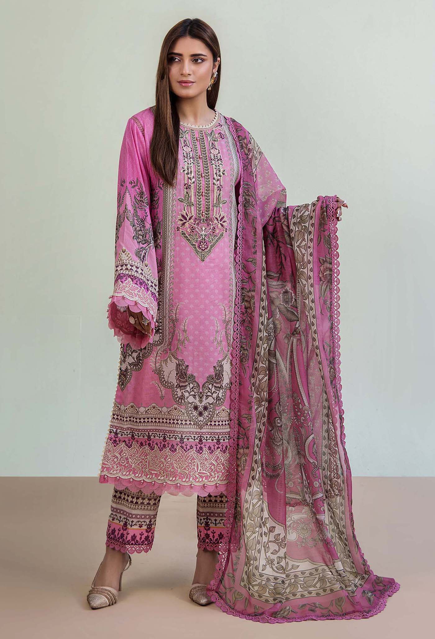 Adan's Libas Prints Lawn – 2712