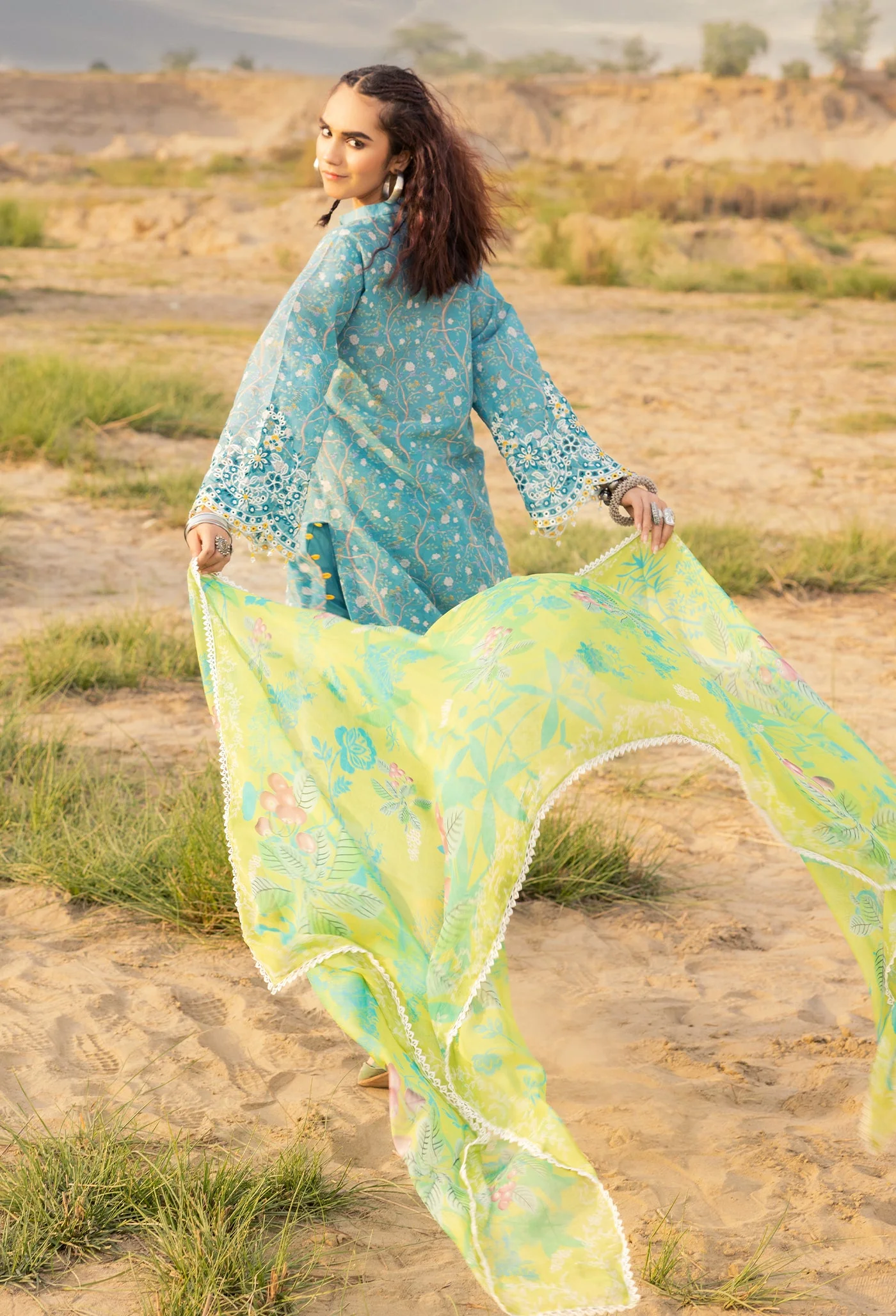 Adan's Libas Printskari Lawn Collection – 5135 - Image 2