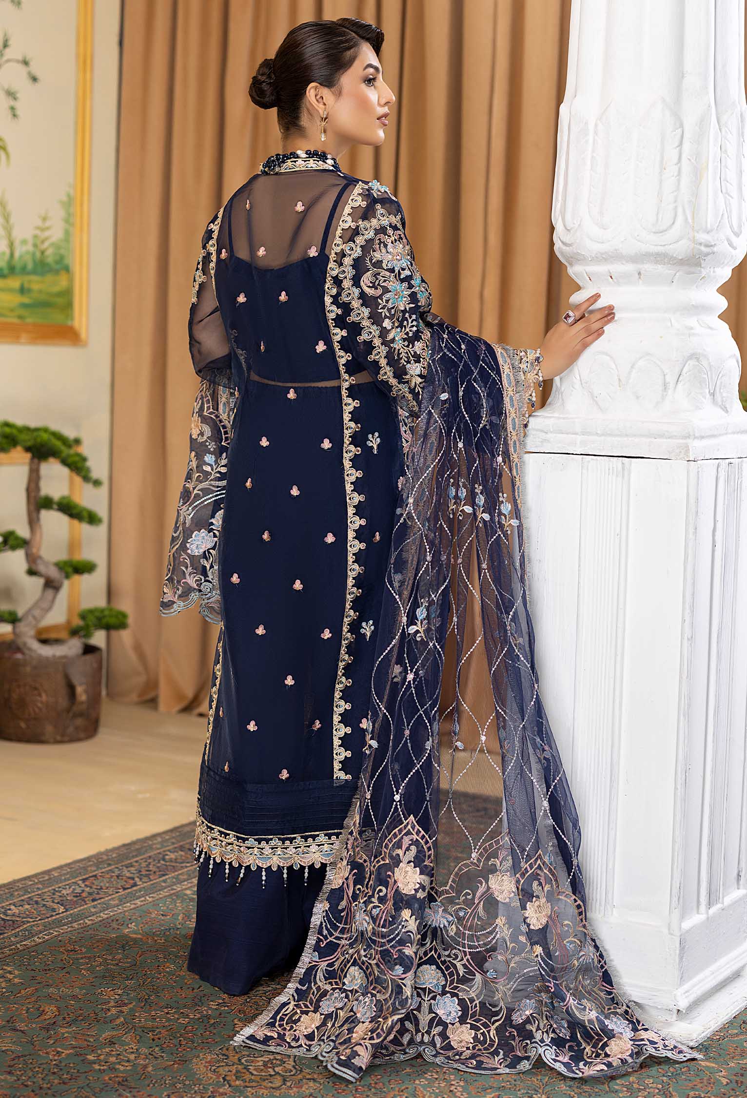 Adan's Libas Restic Affairs Embroidered Organza Collection – Exotic Empire - Image 2