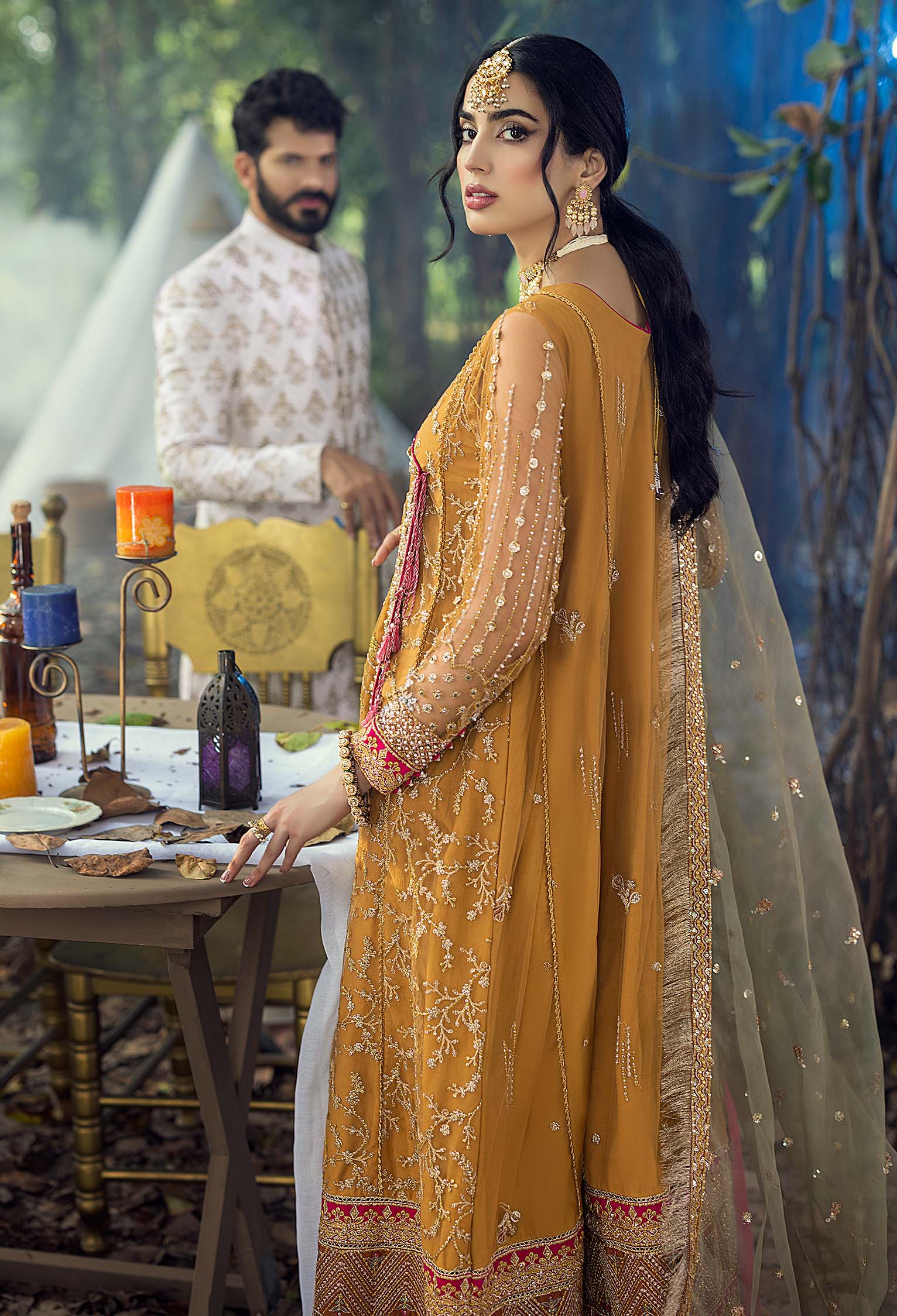 Adan's Libas Sang-e-Rah Formal Wedding Collection – Bridal Crown - Image 6