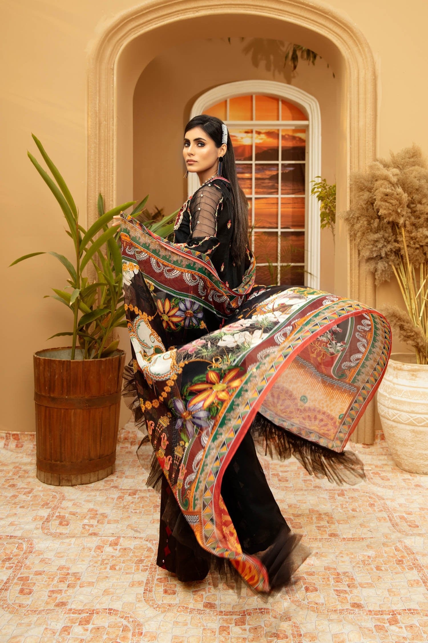 Adan's Libas Schiffli Embroidered Lawn Collection Chapter 2 – Mineral Magic - Image 5