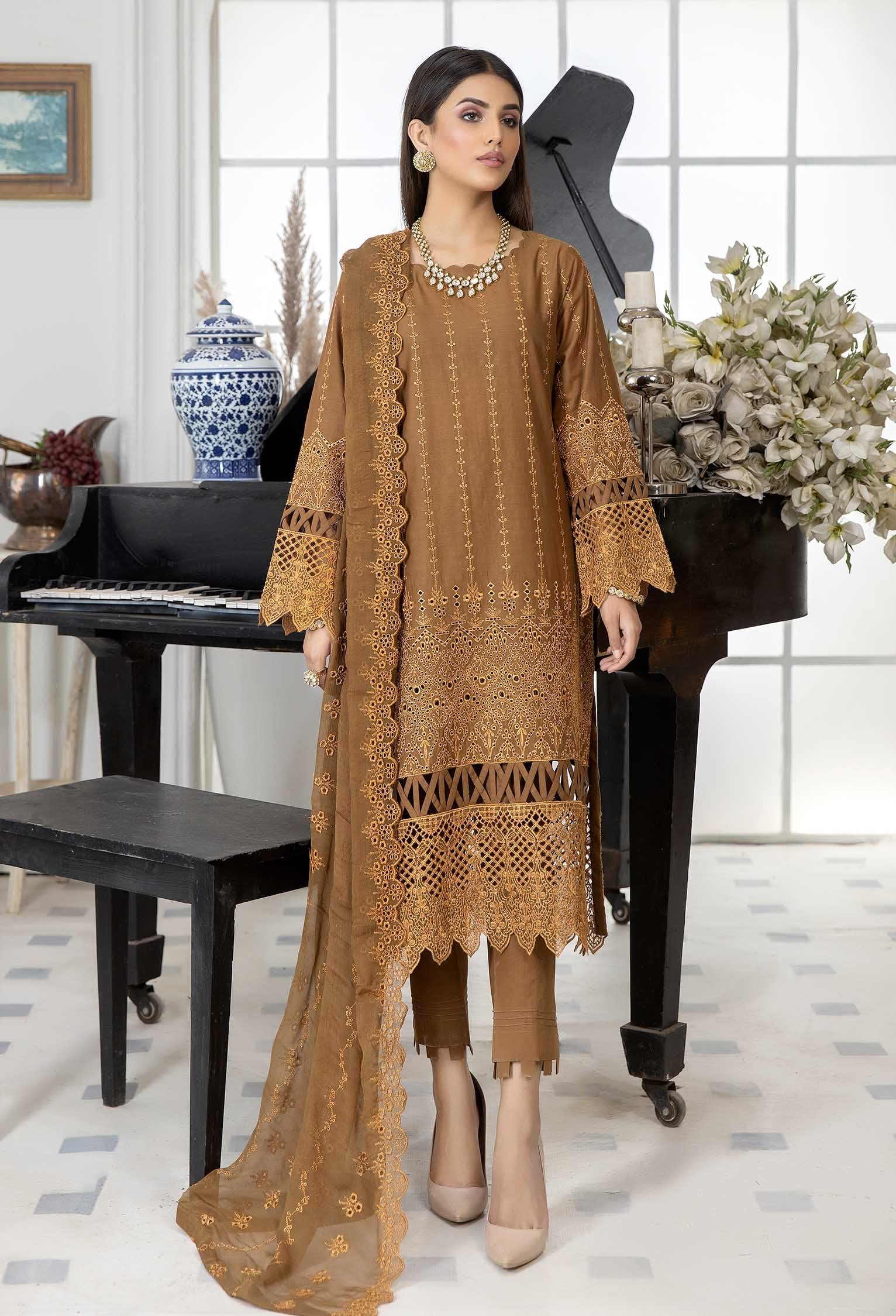 Adan's Libas Sensation Exclusive Schiffli Pret Collection – AS - 02