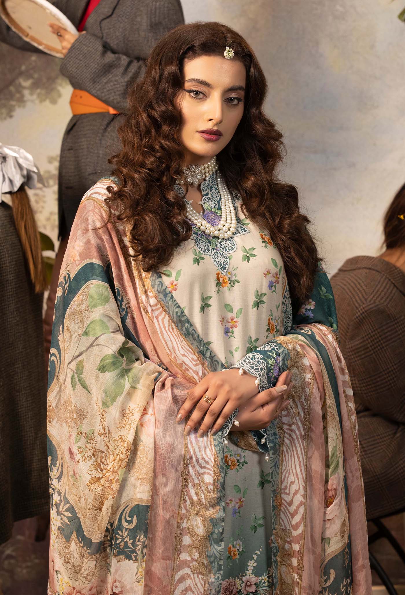 Adan's Libas Signature Print Lawn Collection – 5862 - Image 3