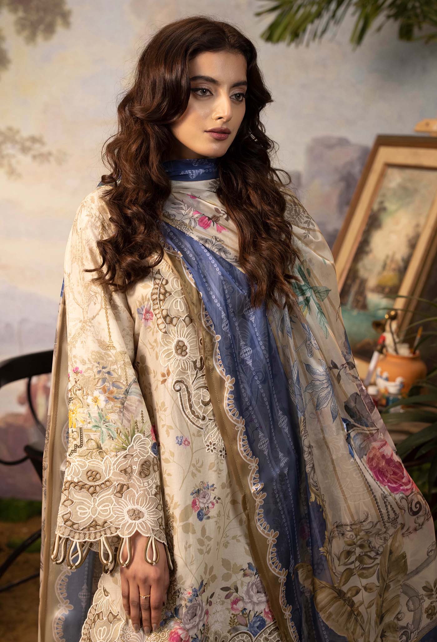 Adan's Libas Signature Print Lawn Collection – 5865 - Image 4