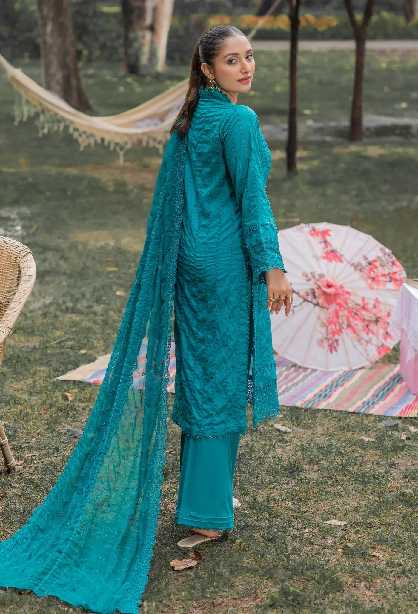 Adan's Libas Stitched/Pret Chikankari Collection – 5150 - Image 4