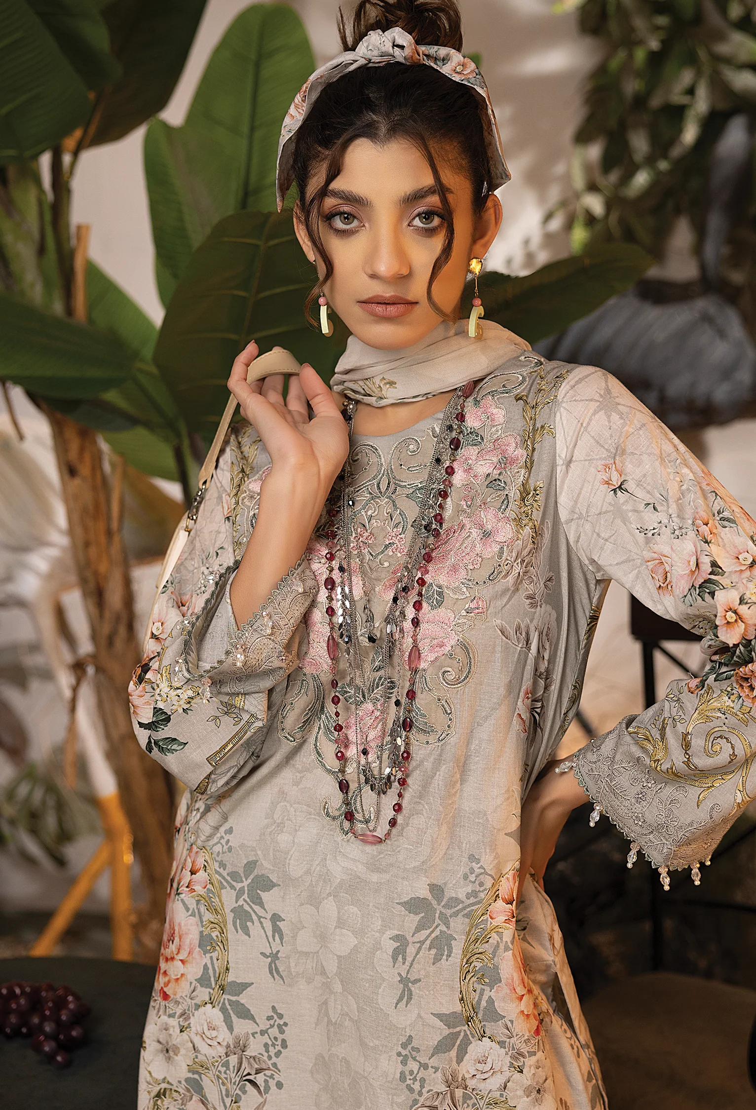 Adan's Libas Summer Fantasy Stitched/Pret Lawn Collection – ORIENTAL MAGIC - Image 2