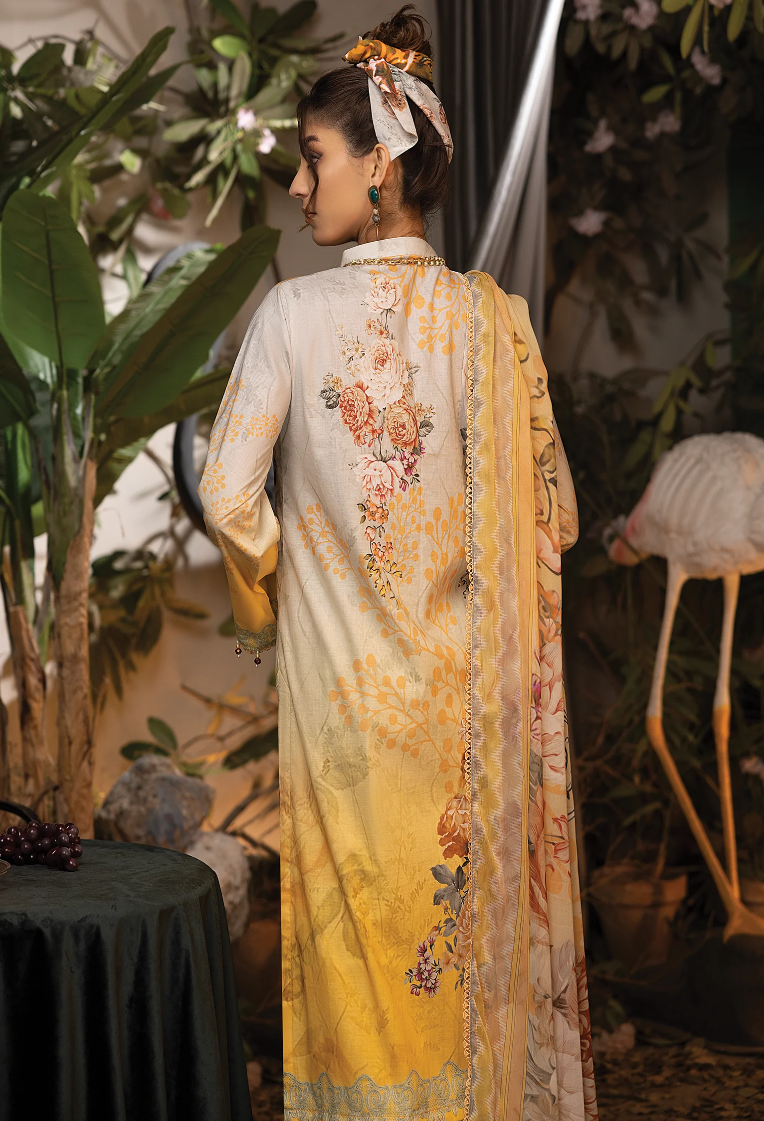 Adan's Libas Summer Fantasy Stitched/Pret Lawn Collection – RADICAL GLAM - Image 3