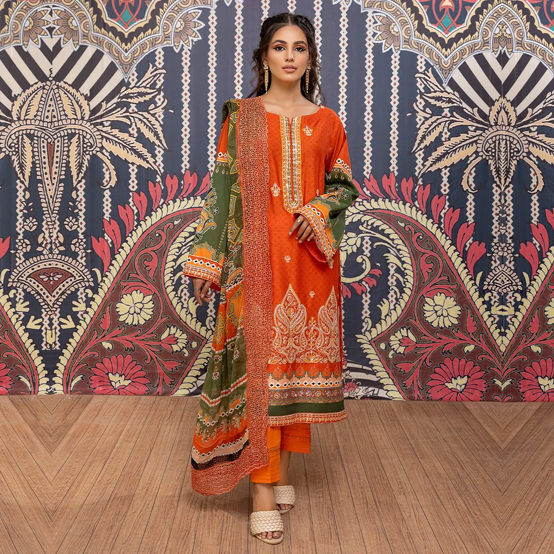 Adan's Libas Talab 3PC Lawn Pret/Stitched Collection – DN05