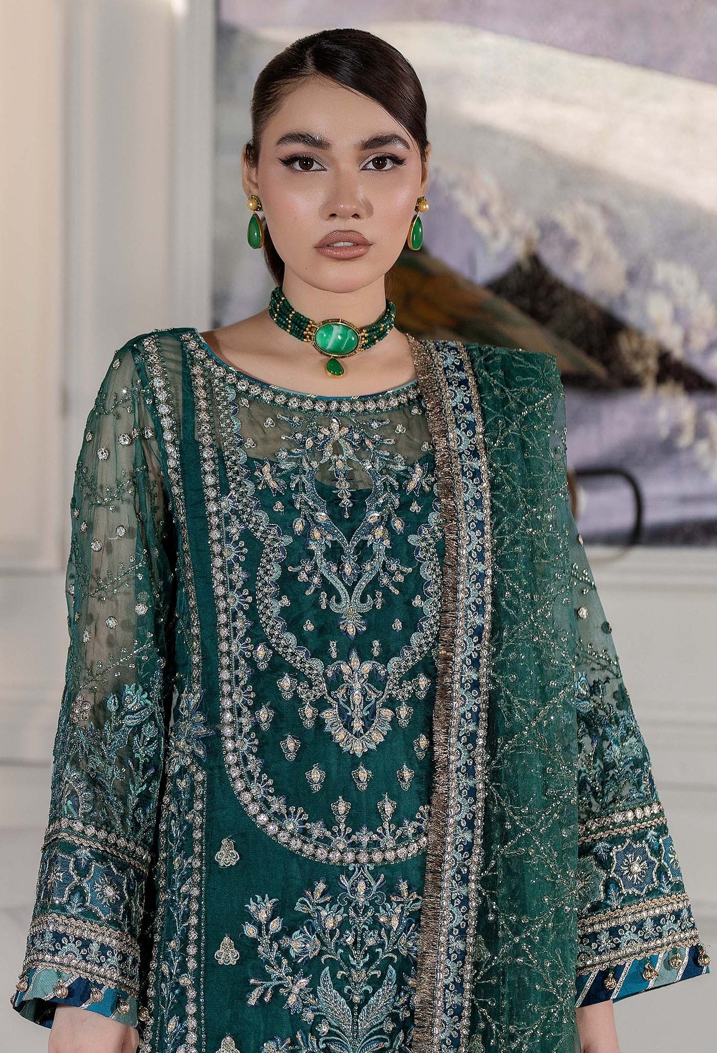 Adan's Libas Traditional Essence Hand Embellished Formals – D-1113 - Image 3
