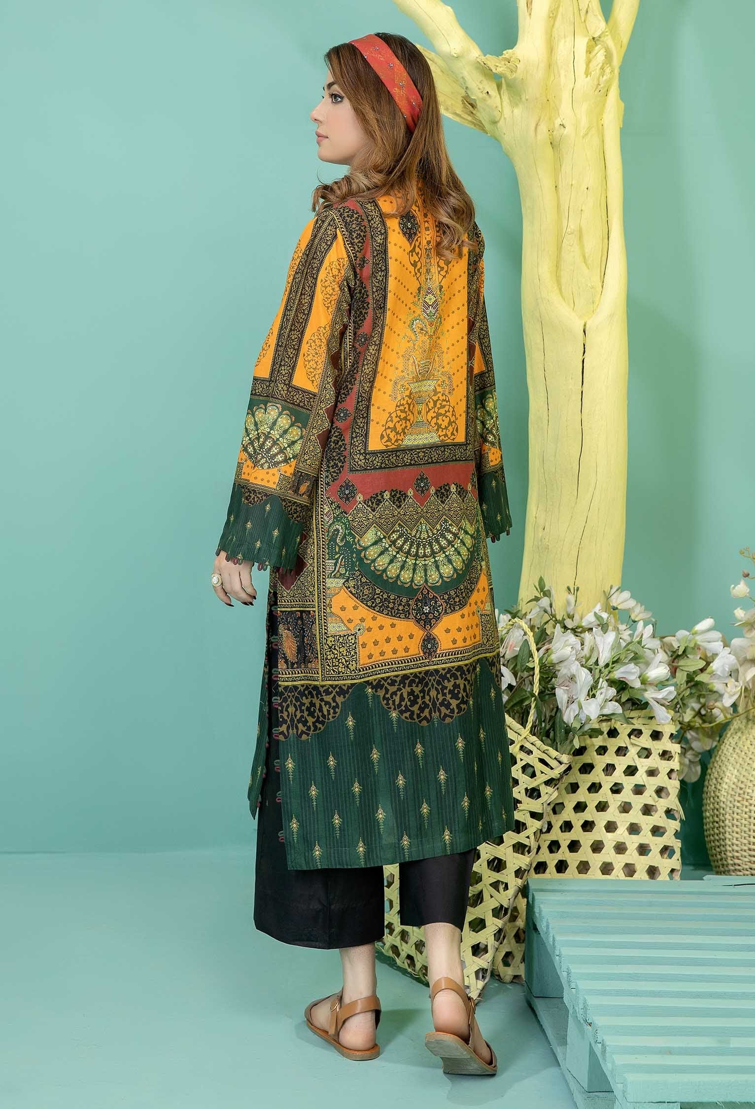 Adan's Libas Trésor Stitched Lawn Shirt Chapter 1 - D 06 - Image 3