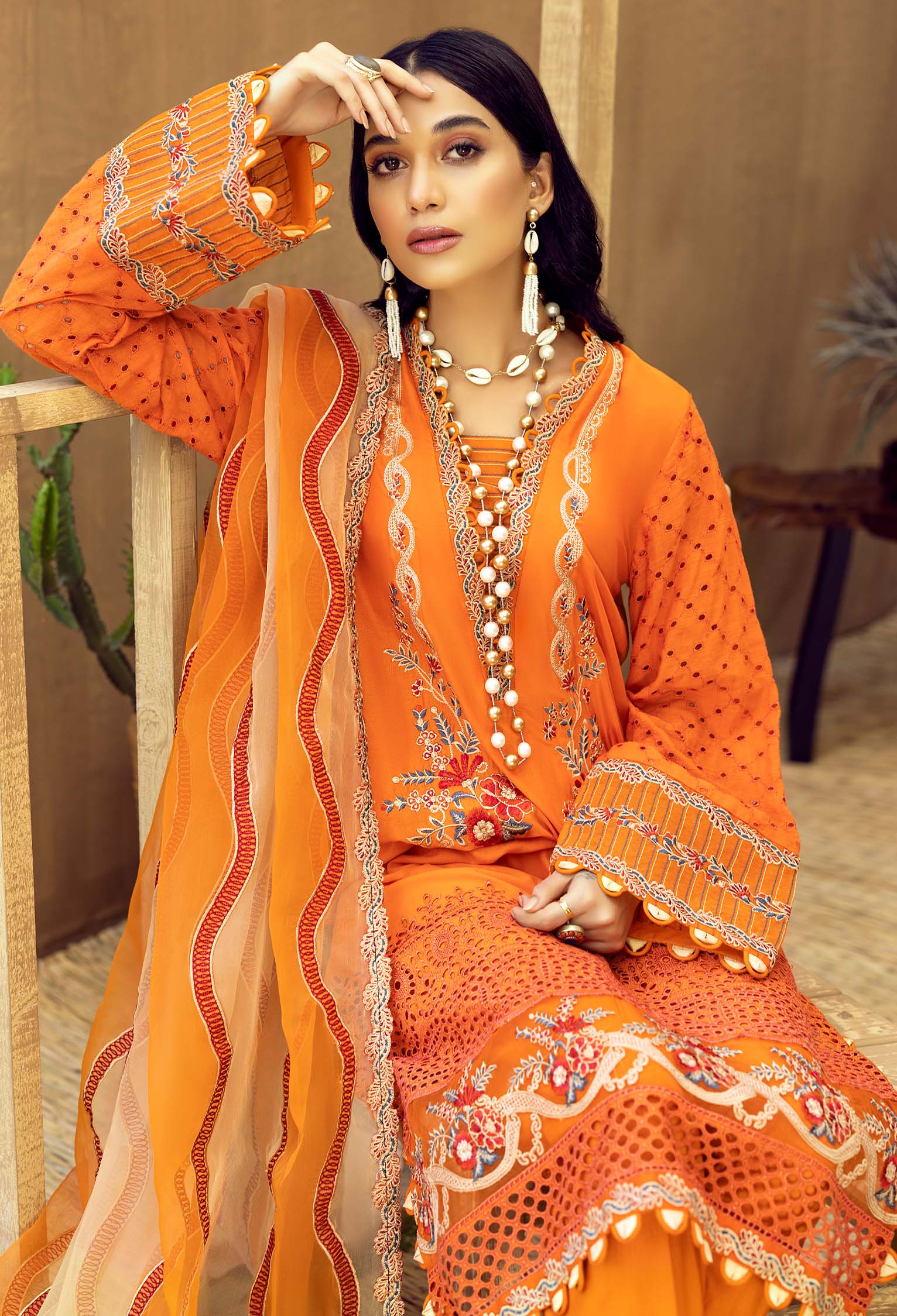 Adan's Libas Zaire Lawn Collection – Calico - Image 3