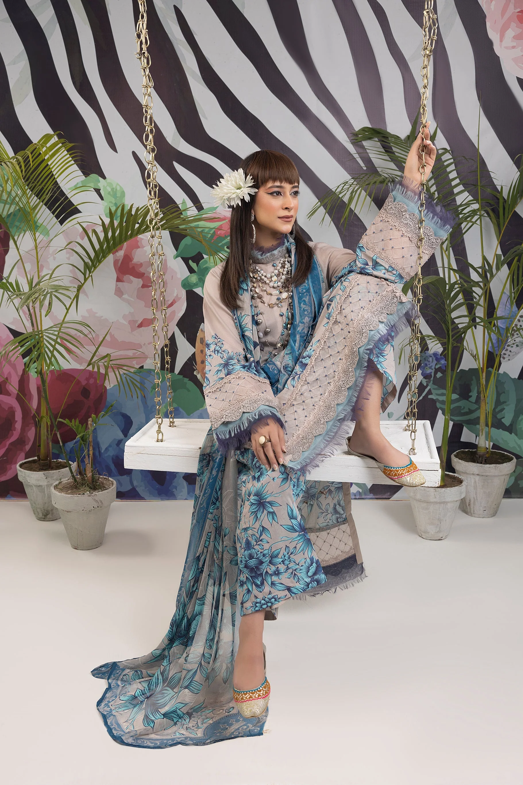Adan's Prints by Nazia Noor – 5500 - Image 2