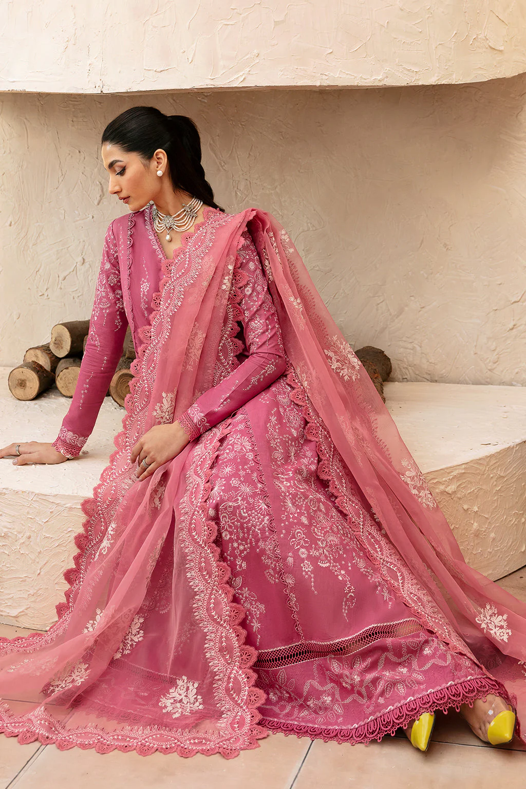 Afrozeh Cascade Luxury Lawn Collection – Aurelia - Image 5
