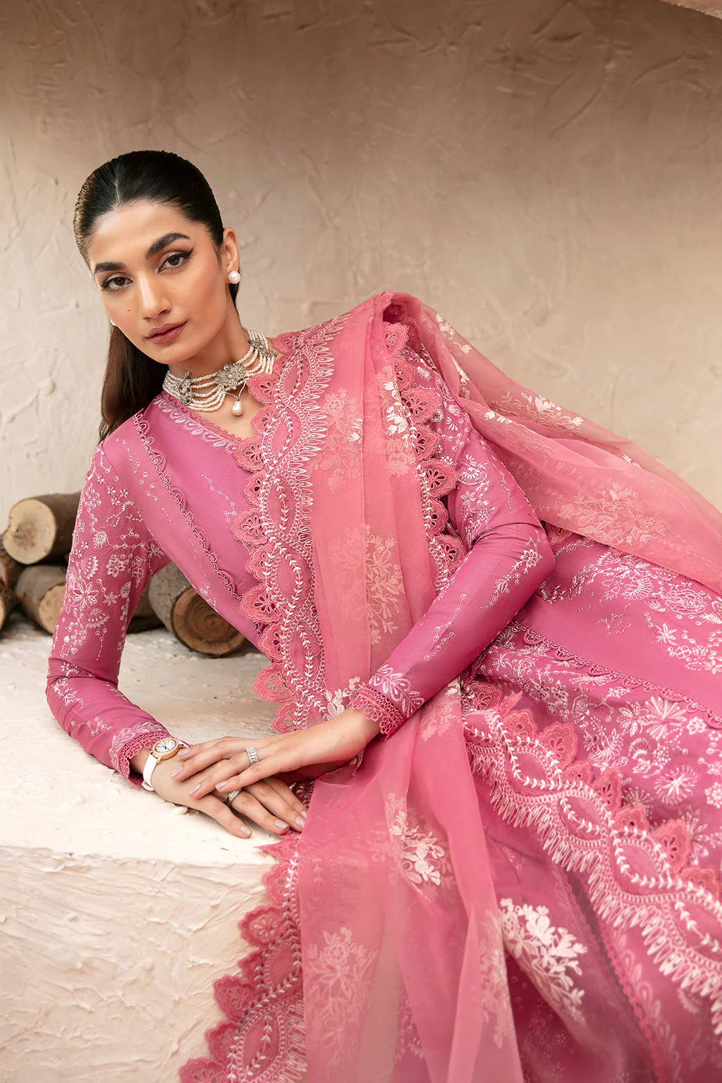Afrozeh Cascade Luxury Lawn Collection – Aurelia - Image 6
