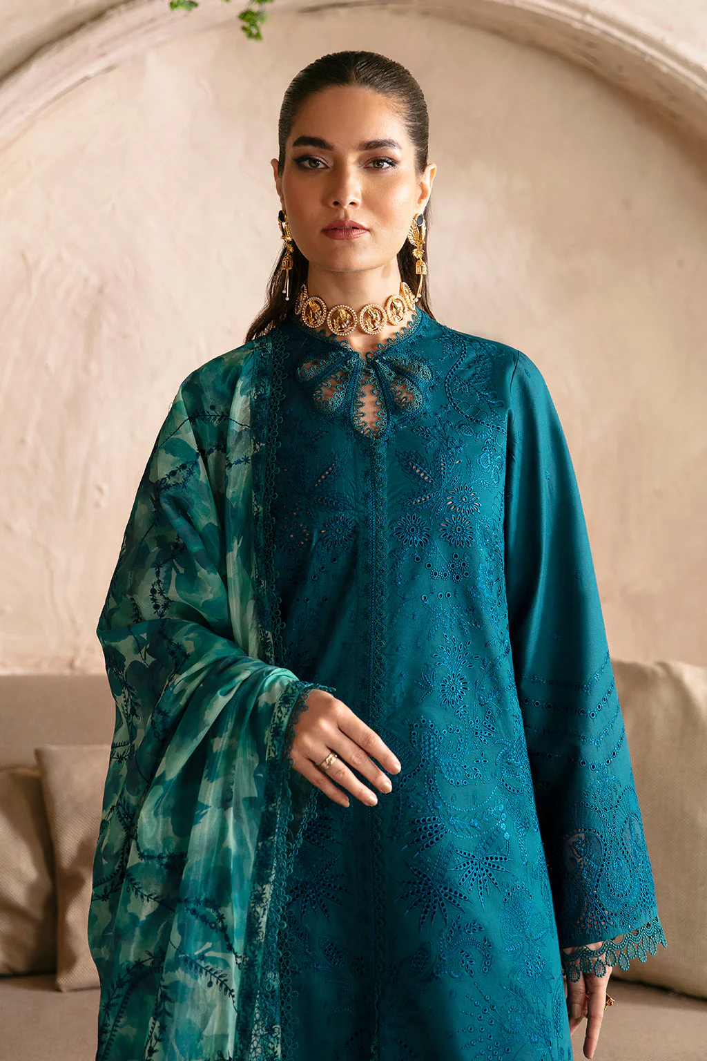 Afrozeh Cascade Luxury Lawn Collection – Mia - Image 3
