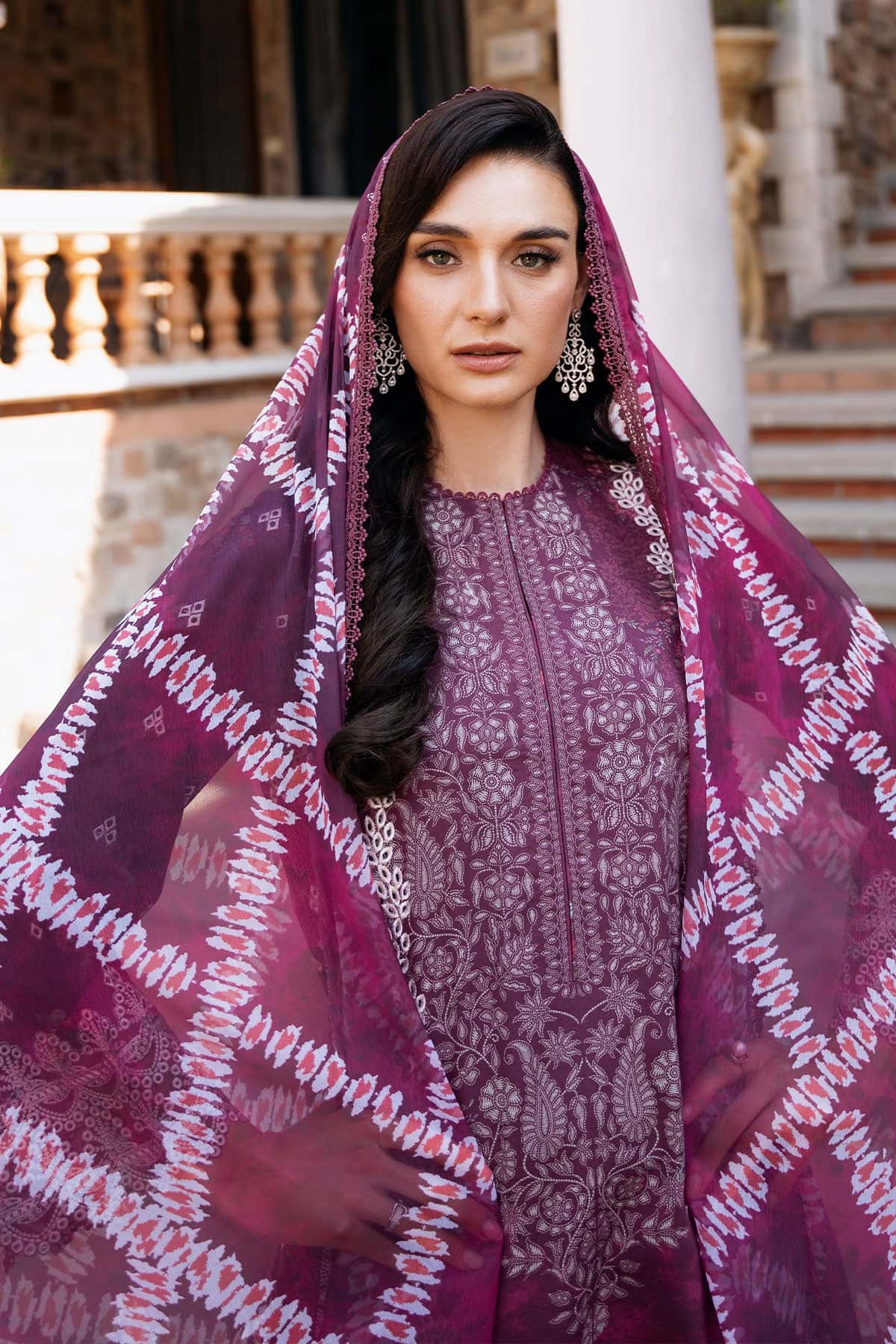 Afrozeh Damask The Holiday Edit Lawn – Anisa A - Image 5