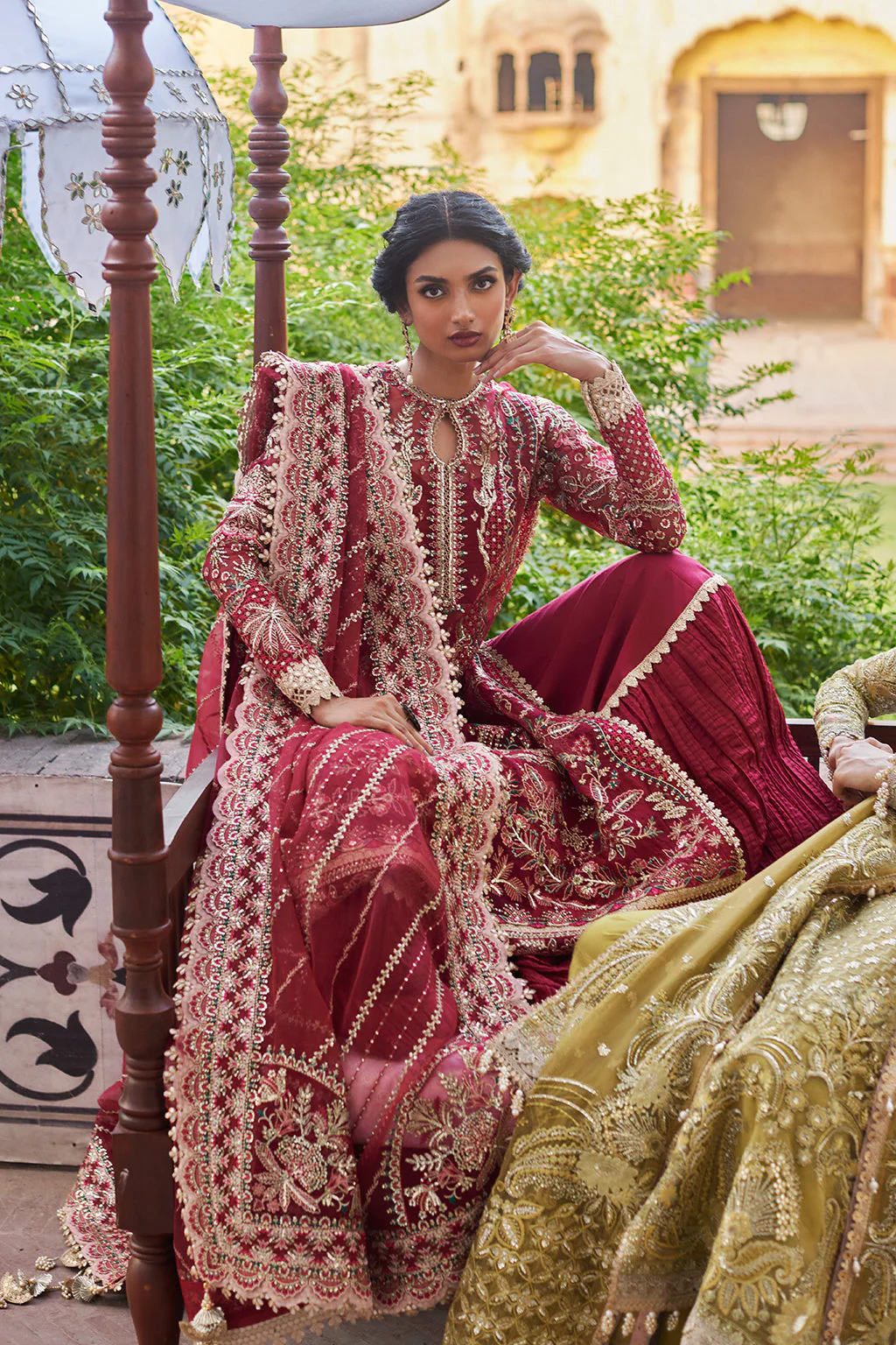 Afrozeh Dastangoi Luxury Wedding Formals – Noor Jehan - Image 4