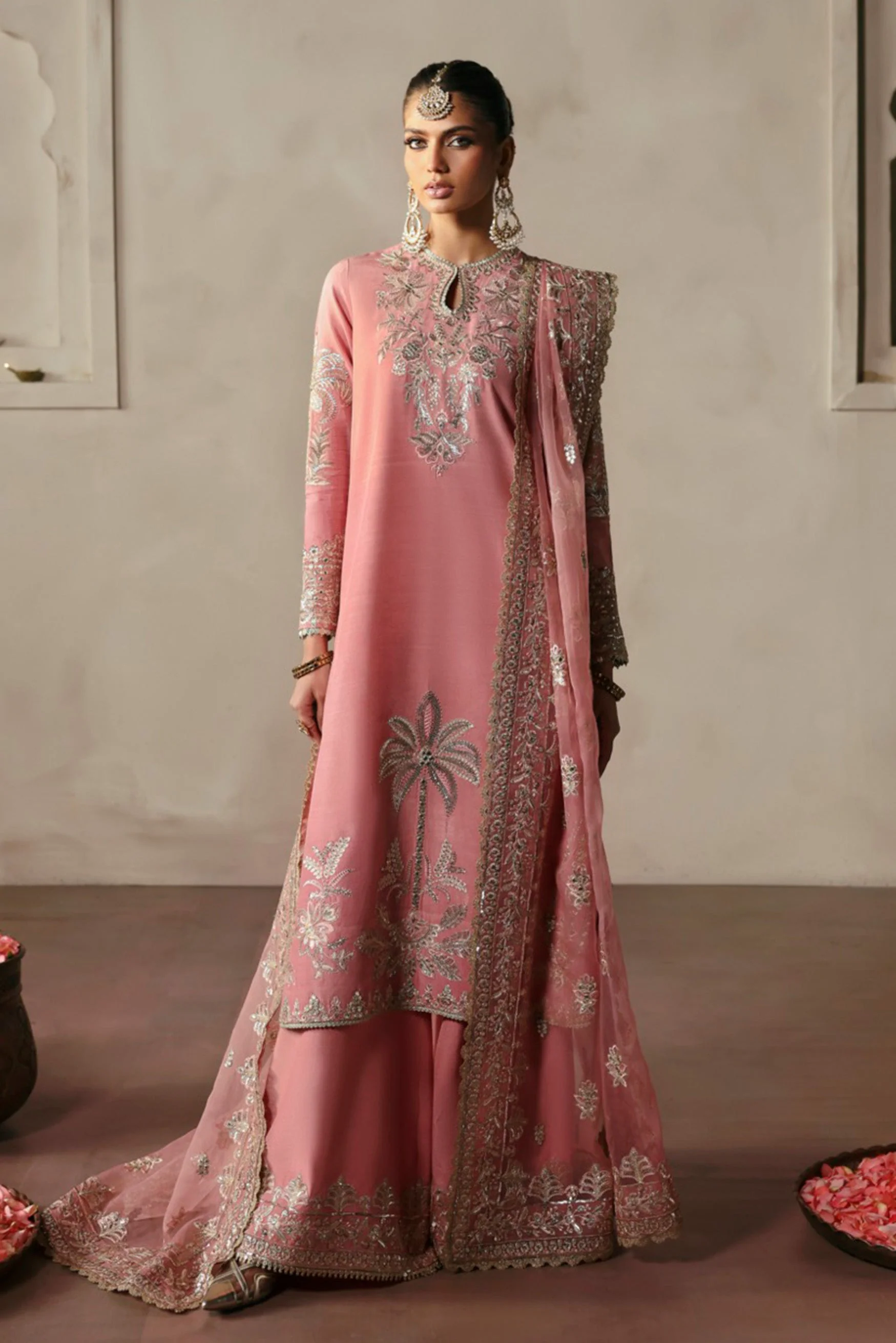 Afrozeh Divani Silk Edit Formals – Gulrukh - Image 2